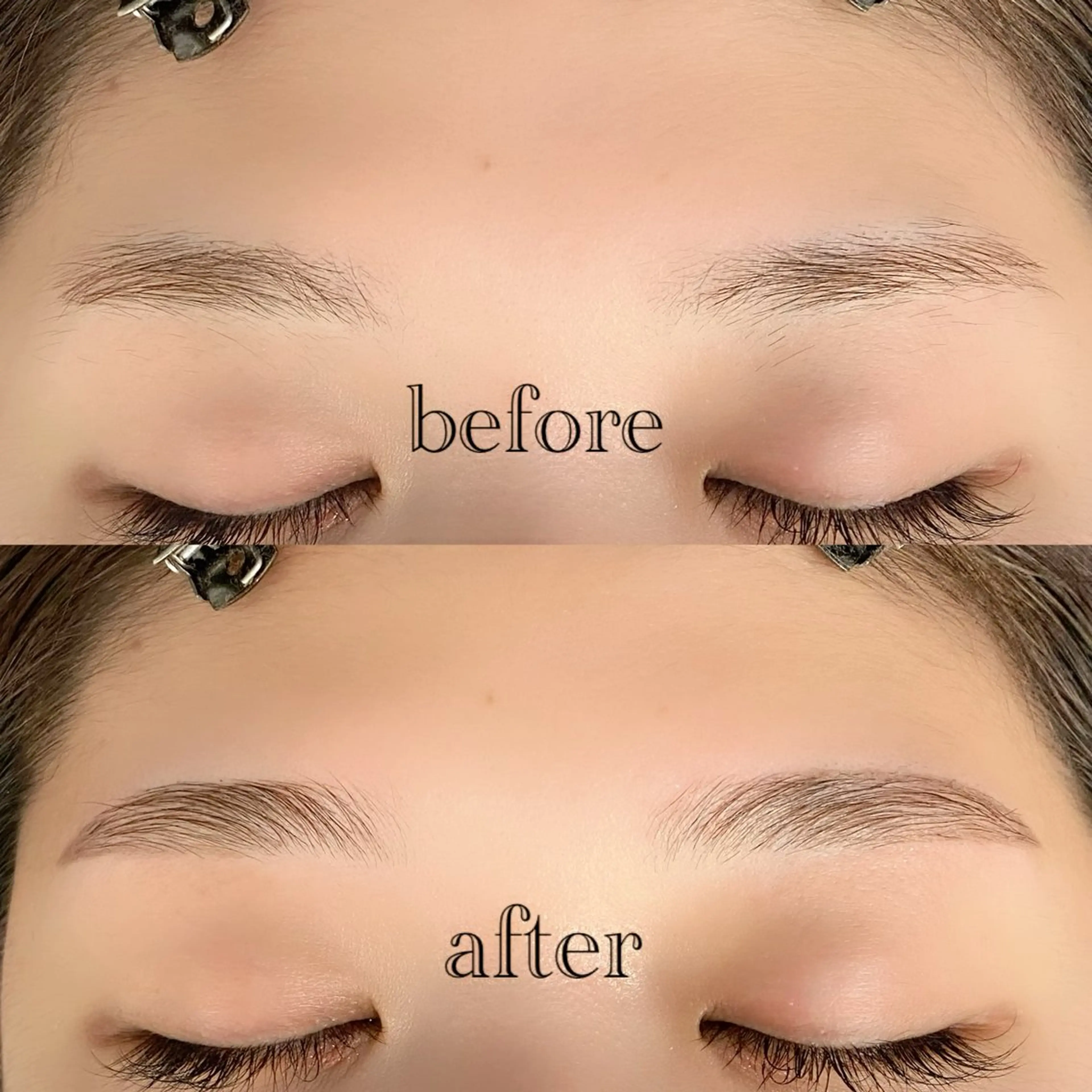 アイブロウ ハリウッドブロウリフト 眉毛ワックス脱毛 ワックス脱毛 その他(アイブロウ) OLIVIA 郷家 ♡のマツエク・マツパデザイン