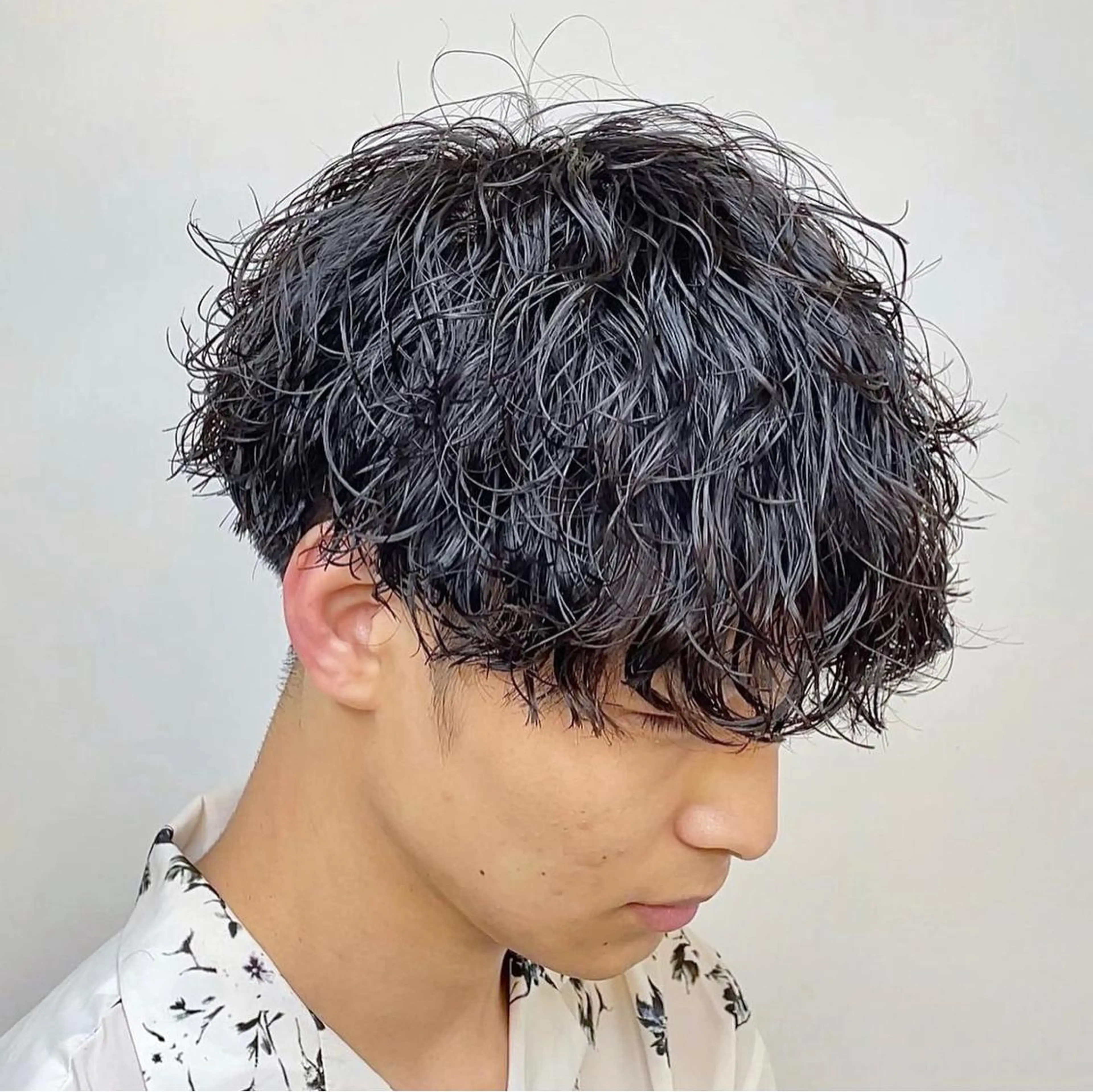 パーマ メンズ メンズパーマ 波巻きパーマ カット メンズパーマ/新宿/ サイカショウイチのヘアスタイル