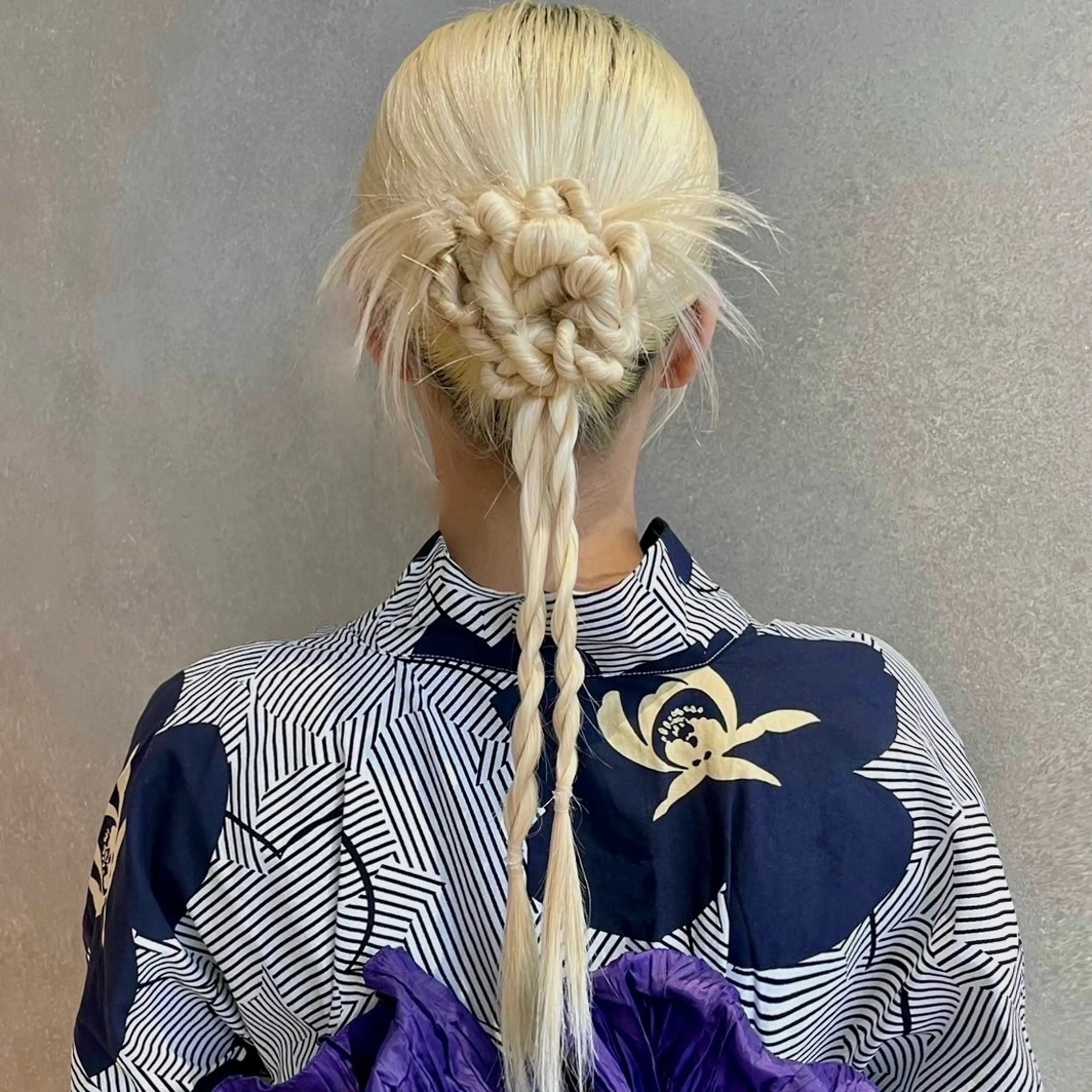 ヘアアレンジ ヘアセット ハイトーン/レイヤー nail 百咲💌のヘアスタイル