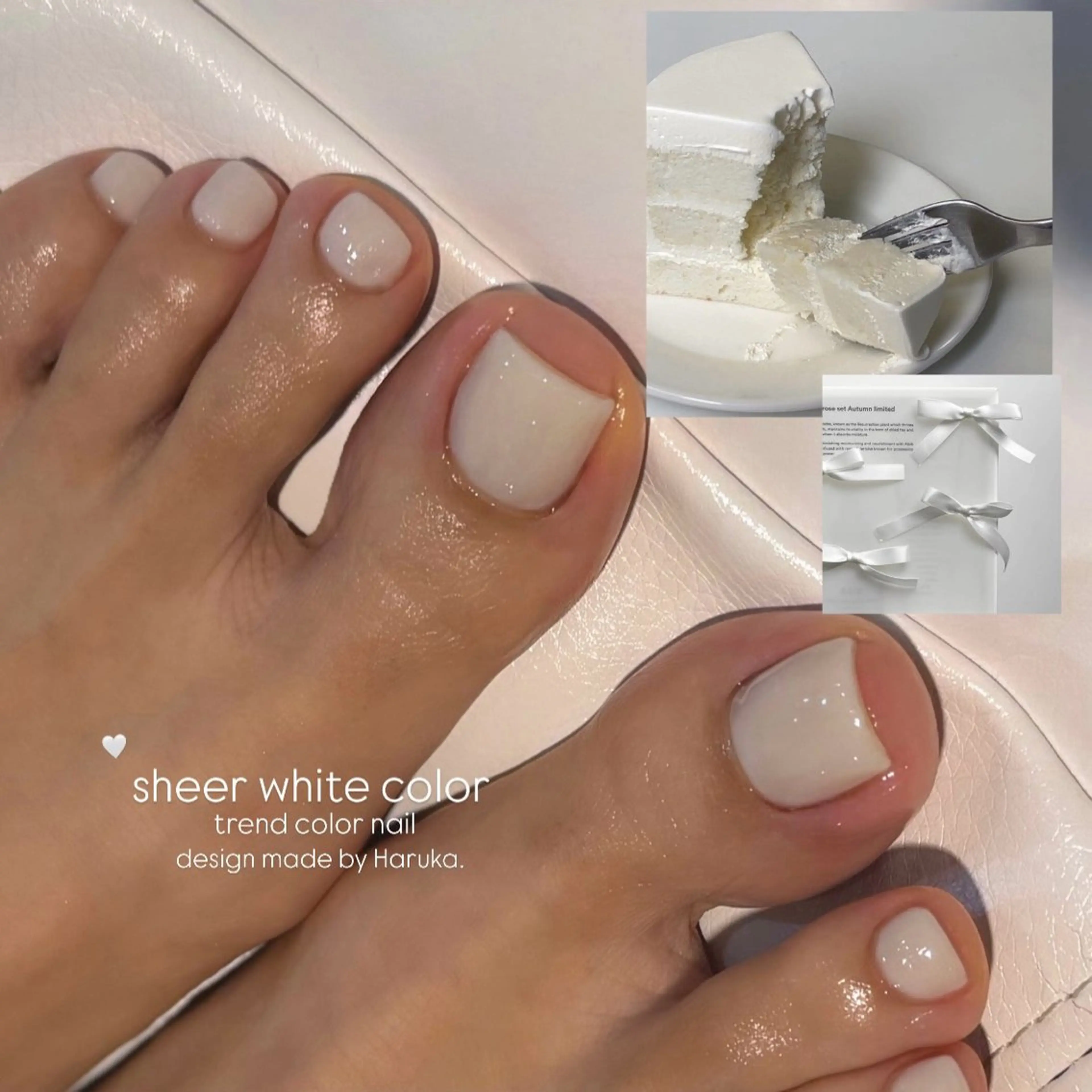 ネイル フットネイル にしぐち はるかのネイルデザイン