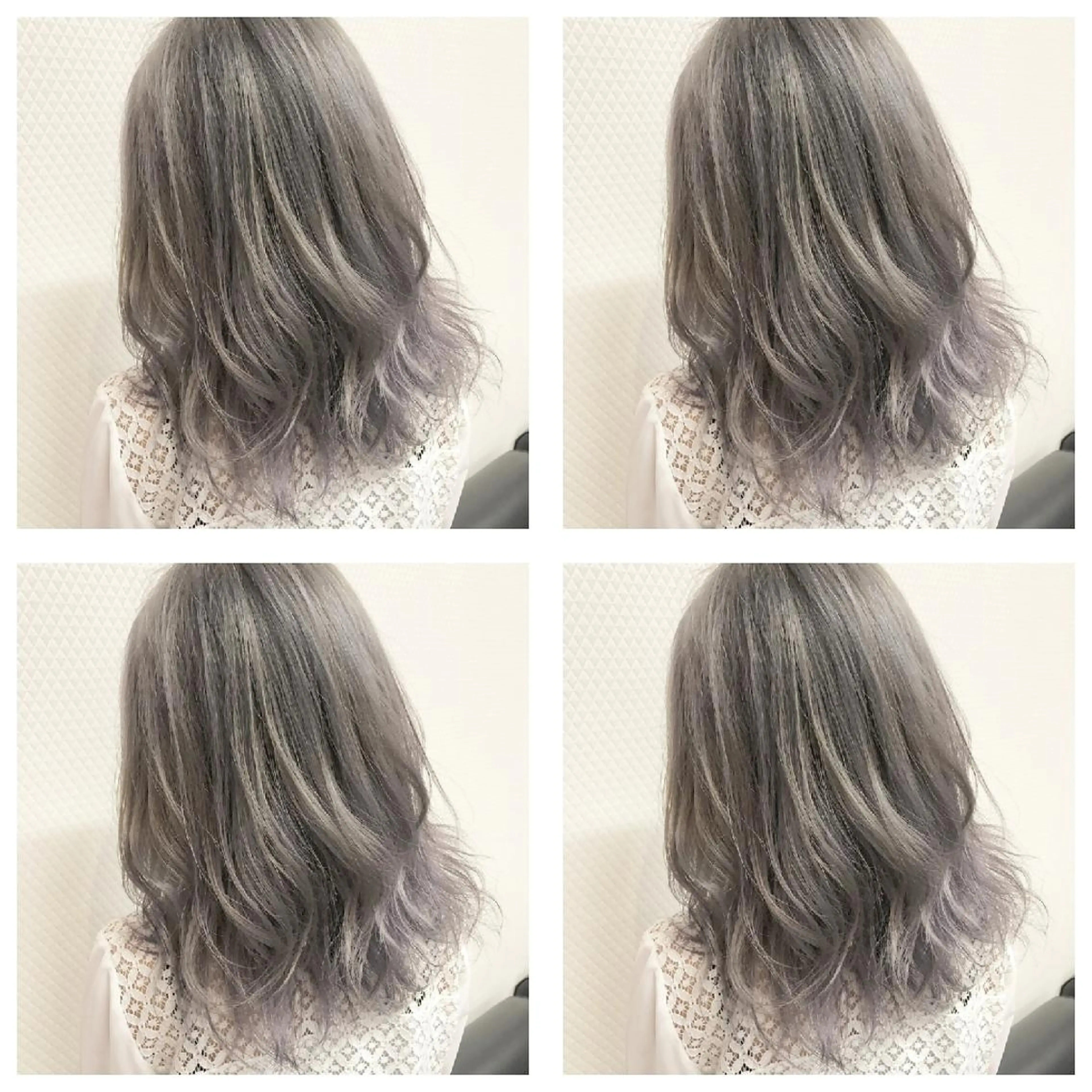 セミロング カラー 竹内啓太 ボブのヘアスタイル