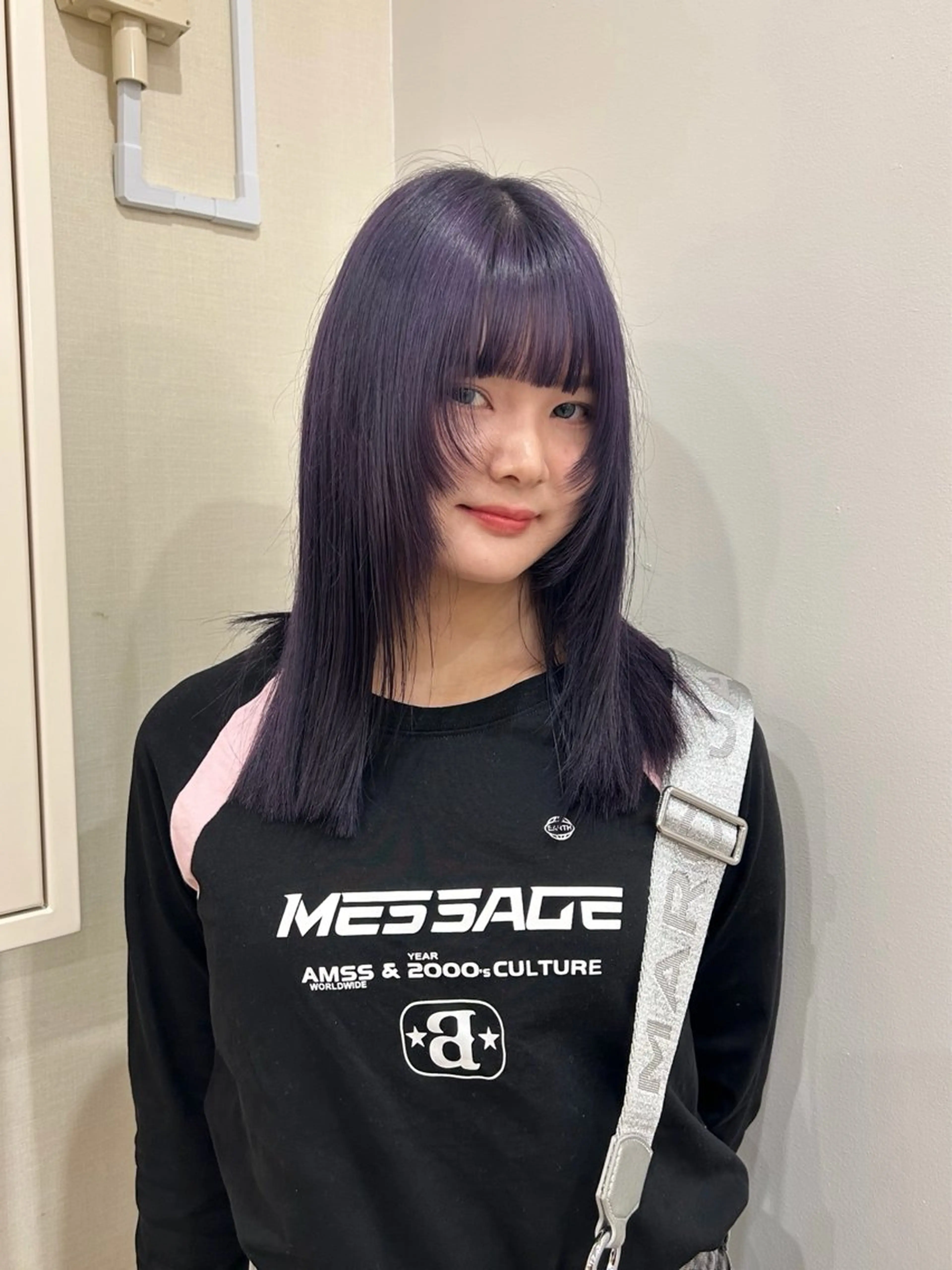 セミロング ヘアカラー hair&eye🎀 /momoKaのヘアスタイル