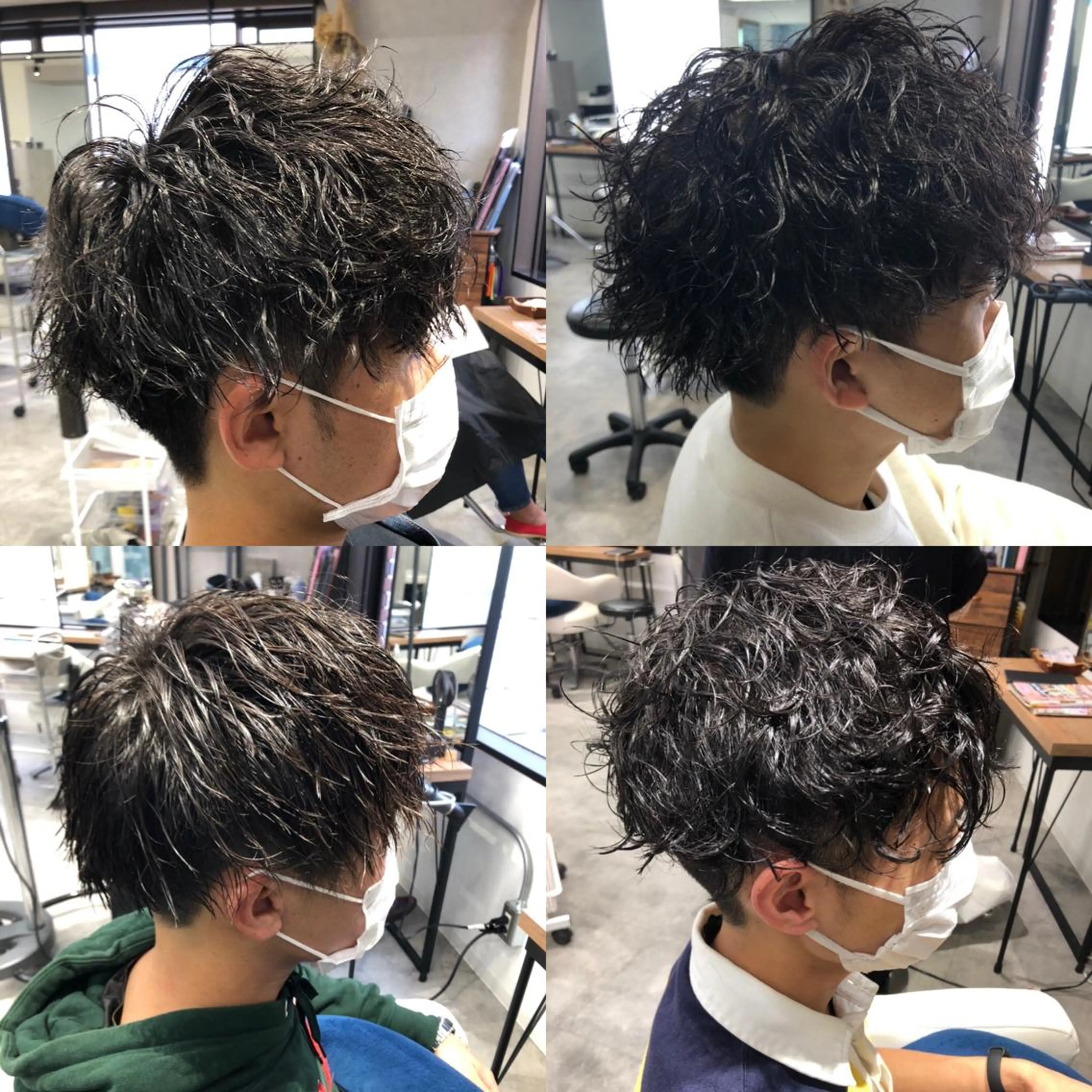 パーマ メンズ メンズパーマ ツイストスパイラルパーマ スパイラルパーマ Noyヨシモト ヒロトのヘアスタイル
