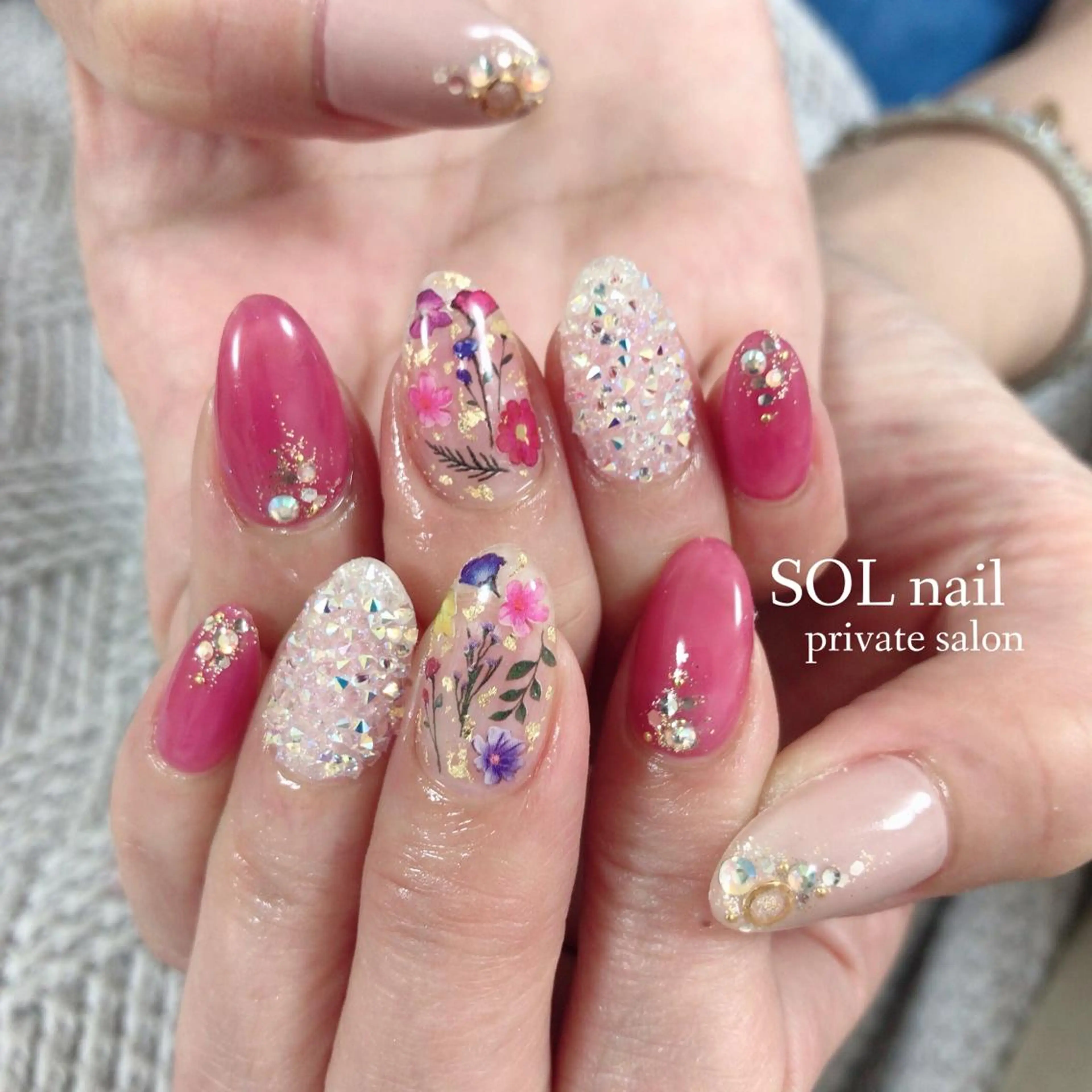 ネイル ハンドネイル SOL NAILのネイルデザイン