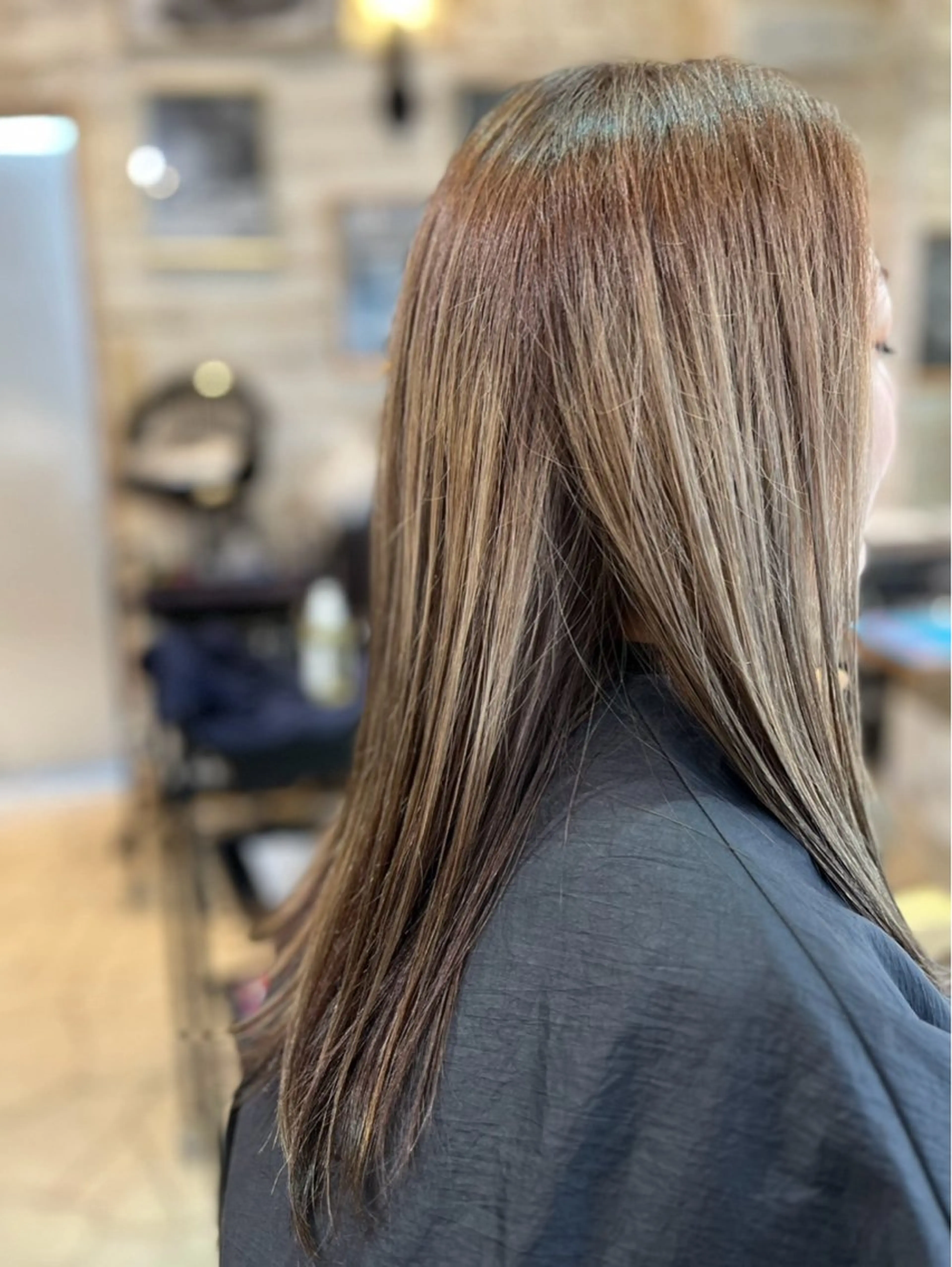 カラー 山本 晴香のヘアスタイル