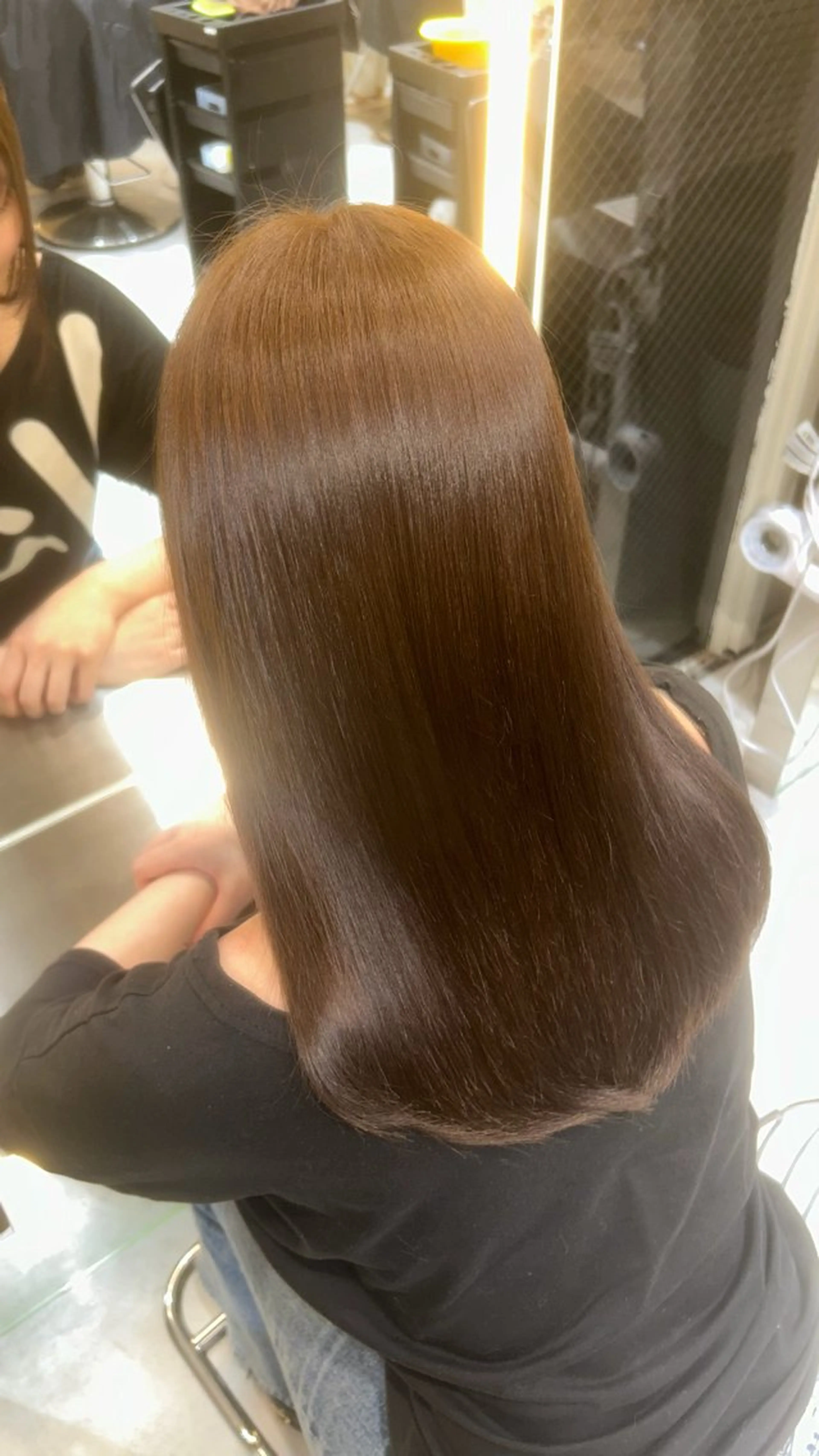 【️ブリーチなしで明るくしたい方へ】🫧低ダメージダブルカラー＋髪質再生トリートメント🫧(スチーマーで内部補修‼️)の写真
