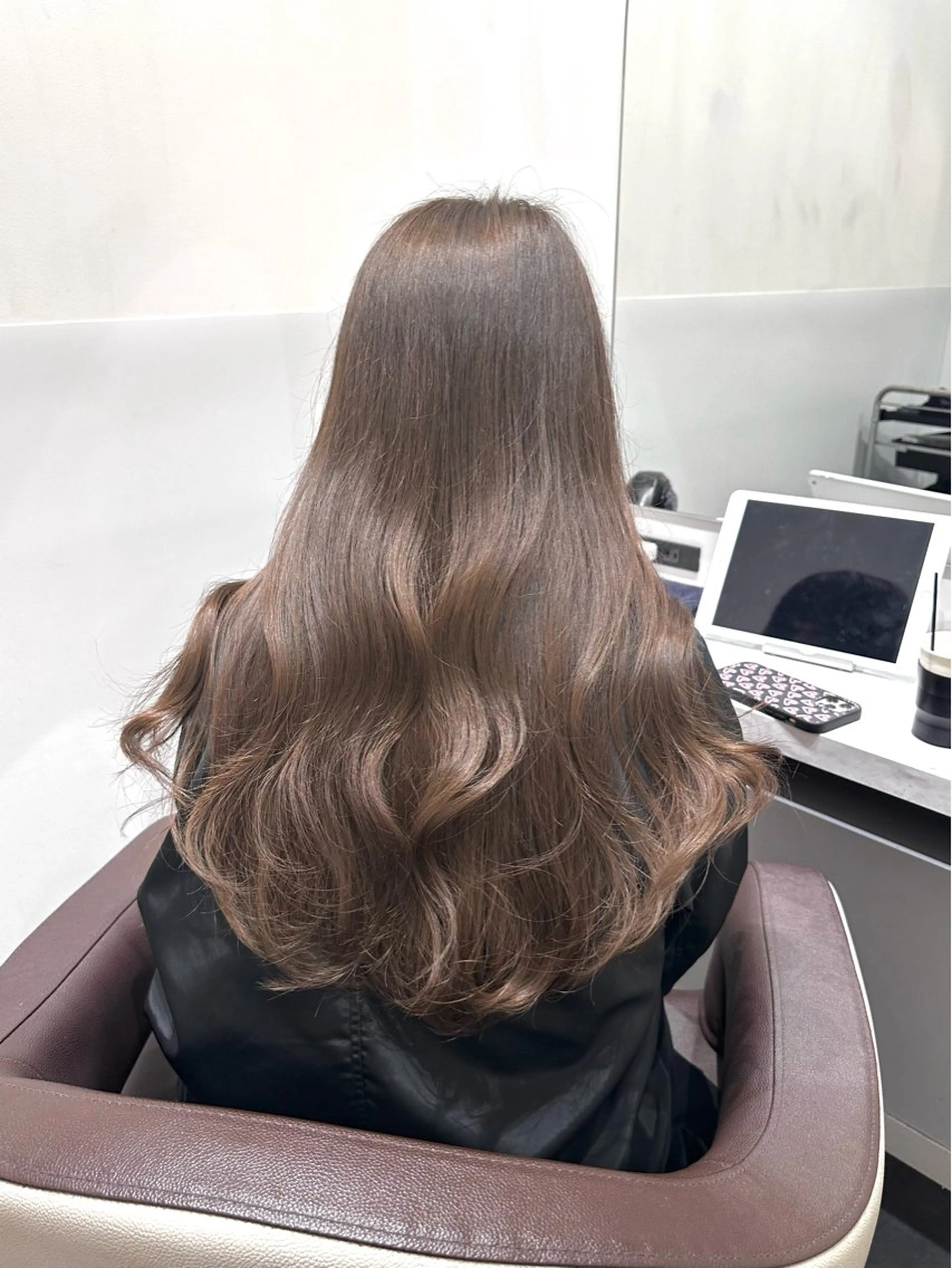 ロング ヘアカラー トリートメント 矢野 晃平のヘアスタイル