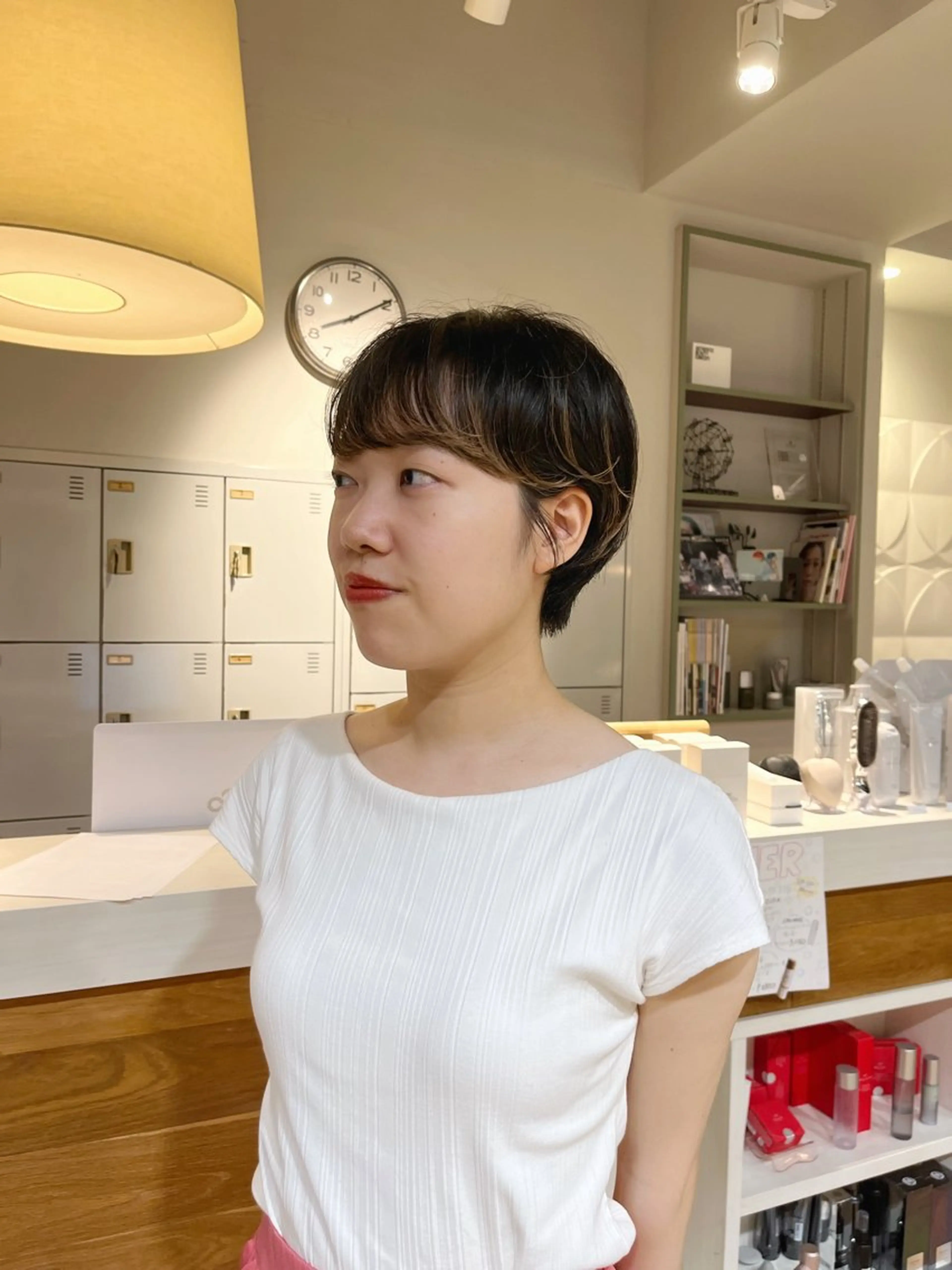 ショート ショートヘア かわい りほのヘアスタイル