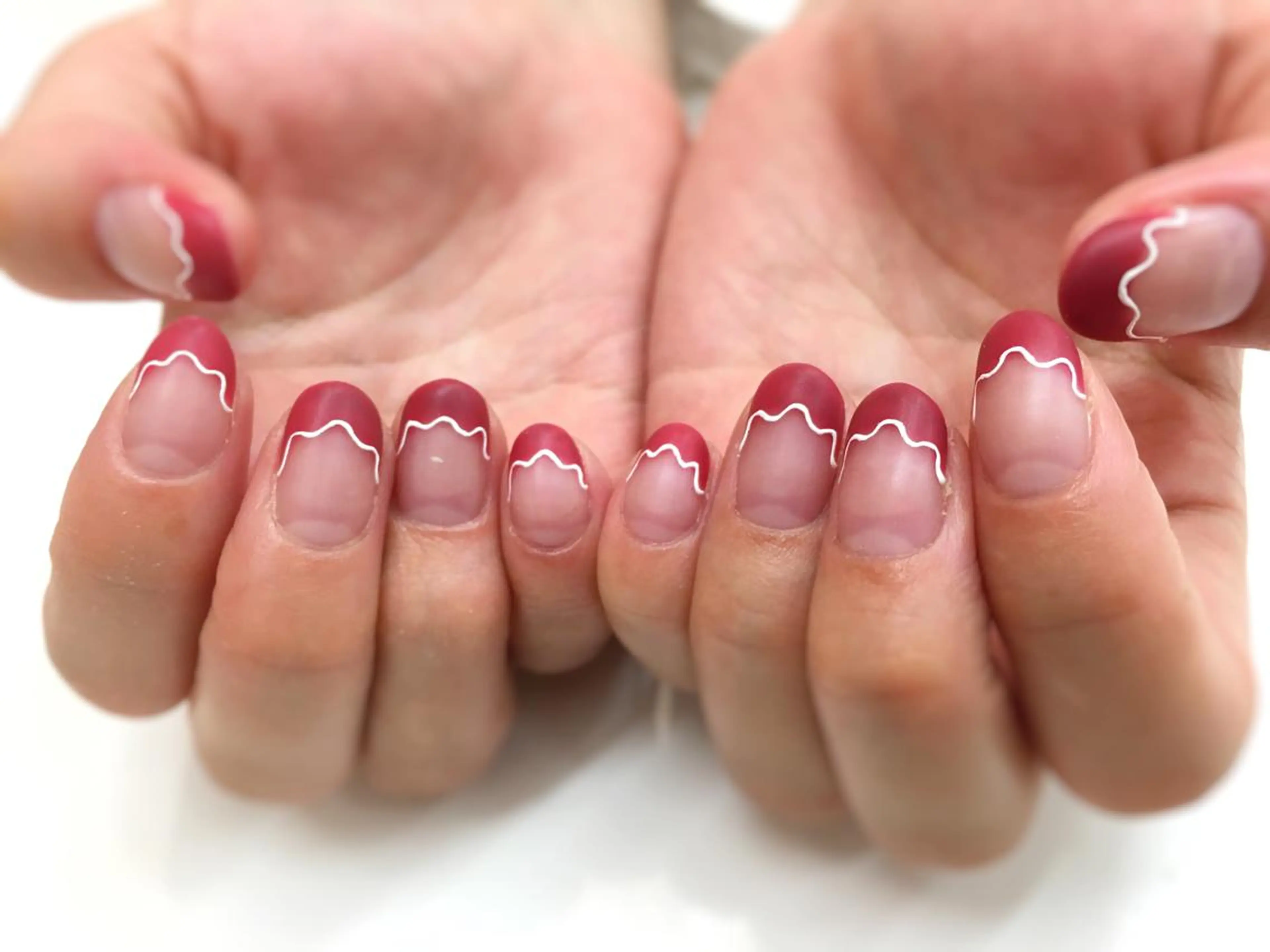 ネイル フレンチネイル NAILSALON RuINのネイルデザイン