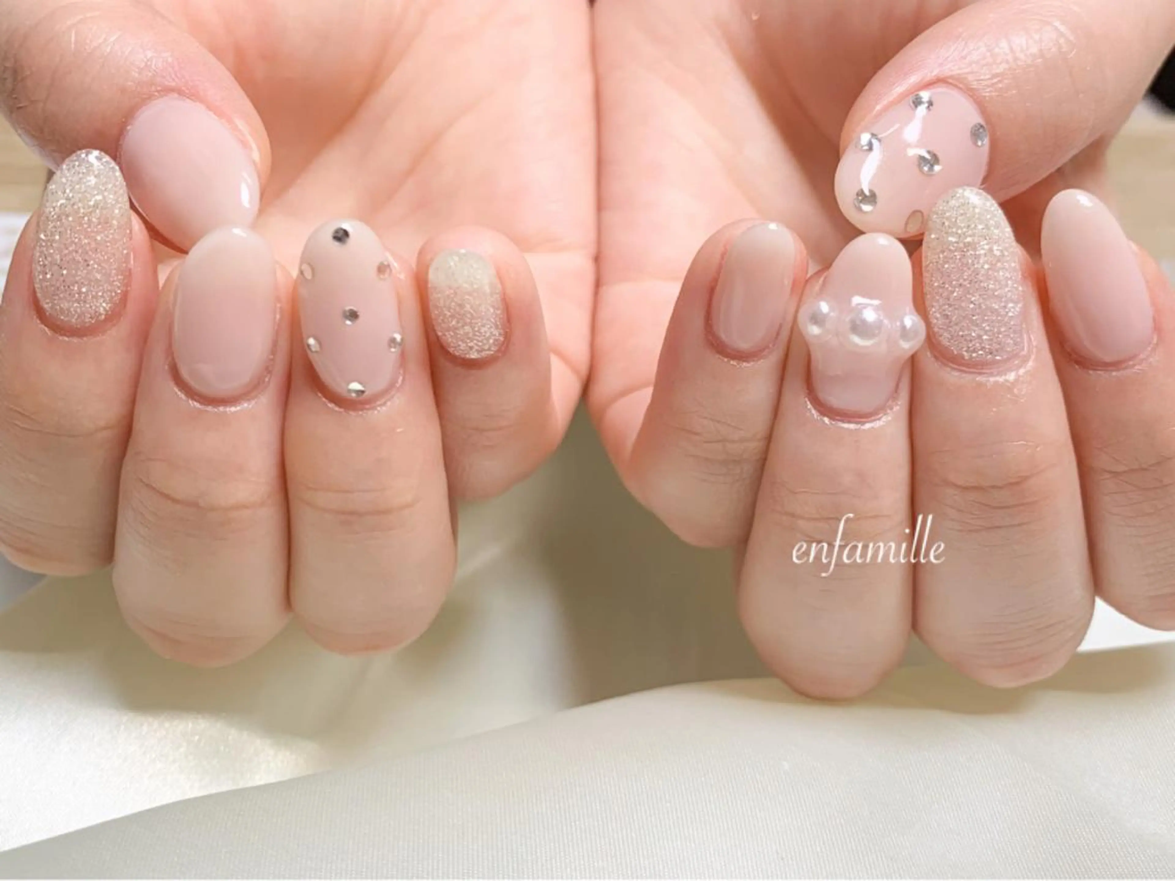 ネイル ハンドネイル nail salon en familleのネイルデザイン