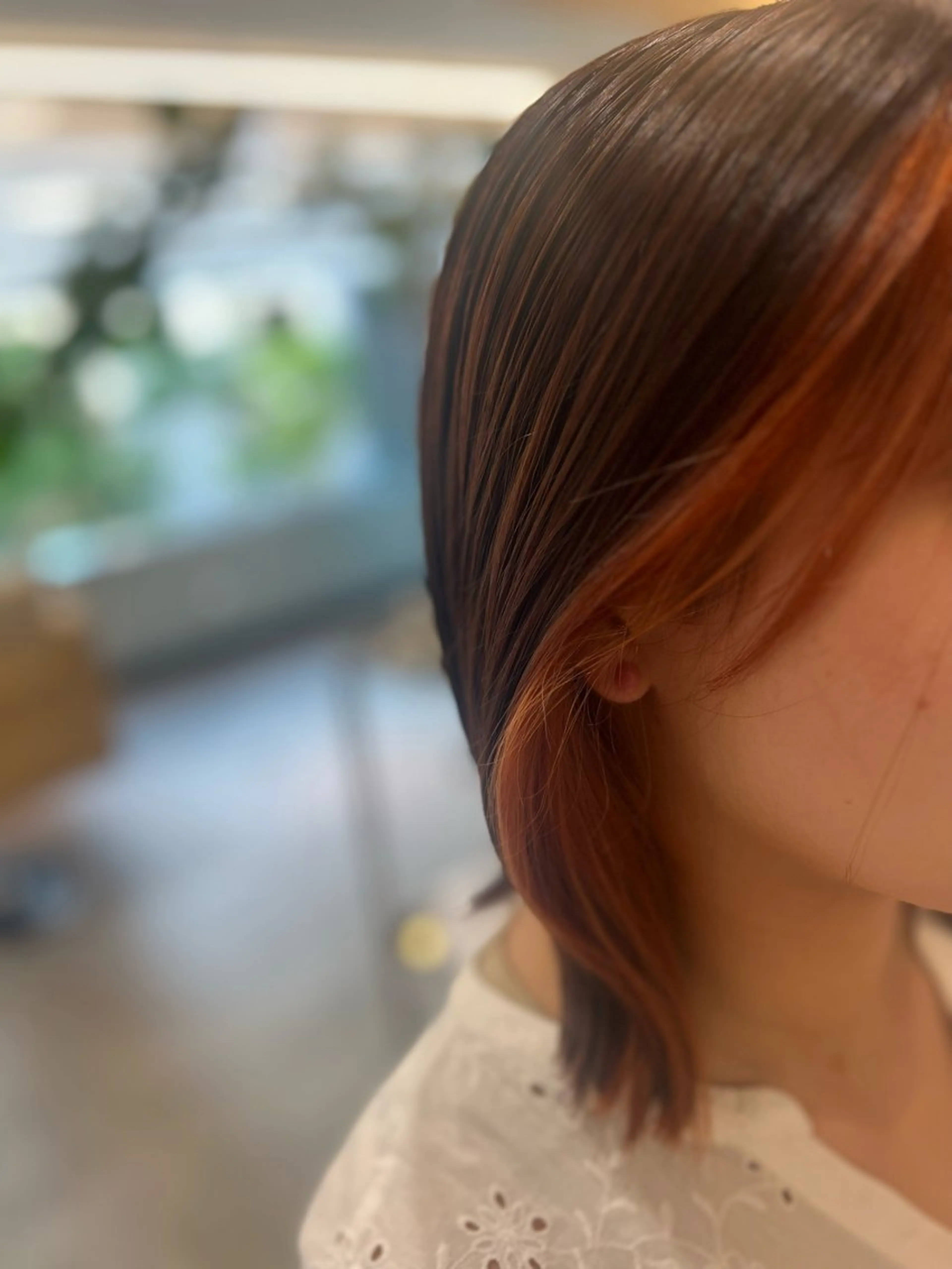 ミディアム オレンジブラウン FLIP B AVEDA所属・大川 愛未のヘアスタイル