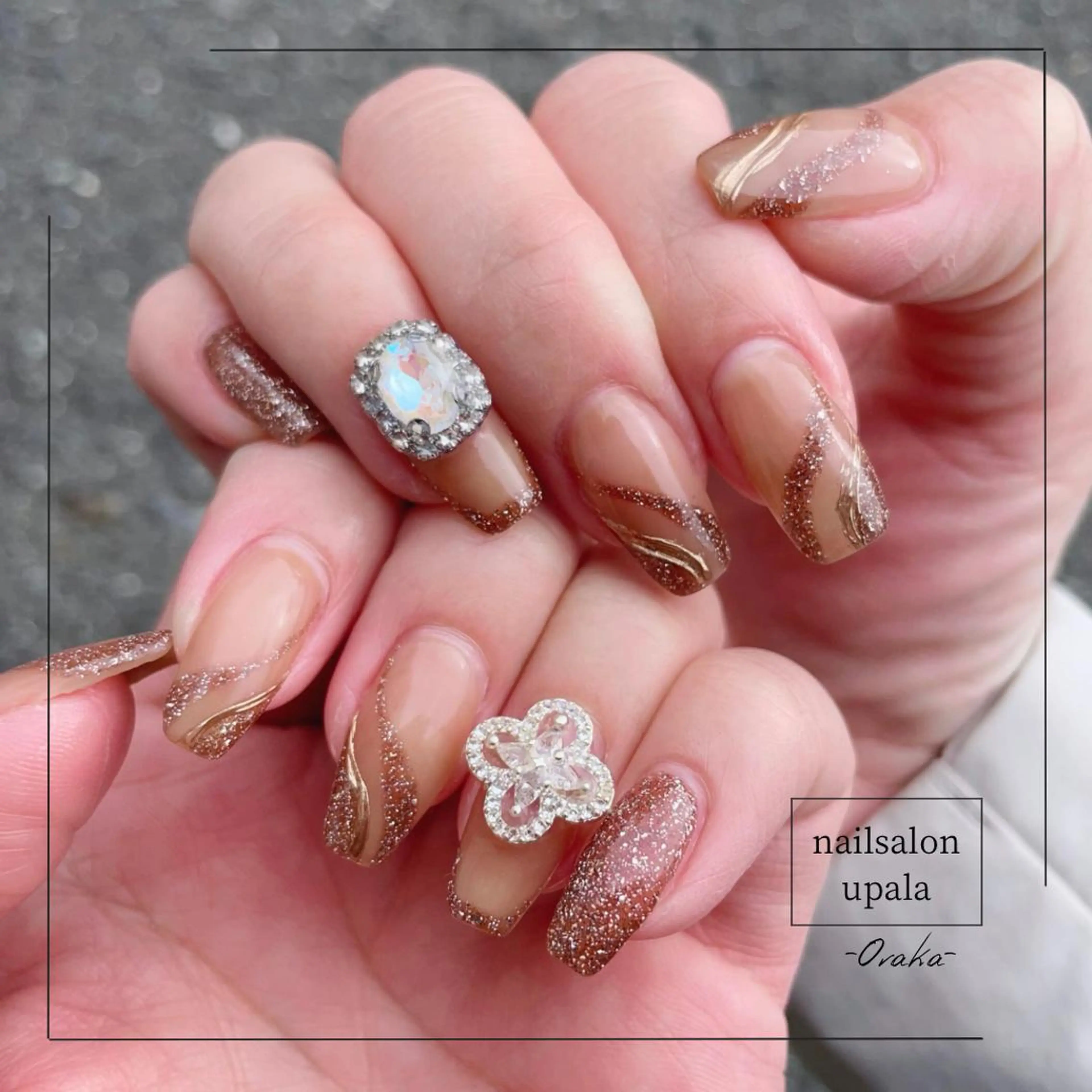 ネイル 入学式 フラッシュネイル ジェルネイル 卒業式 ニュアンスネイル ハンドネイル upala Mayukoのネイルデザイン