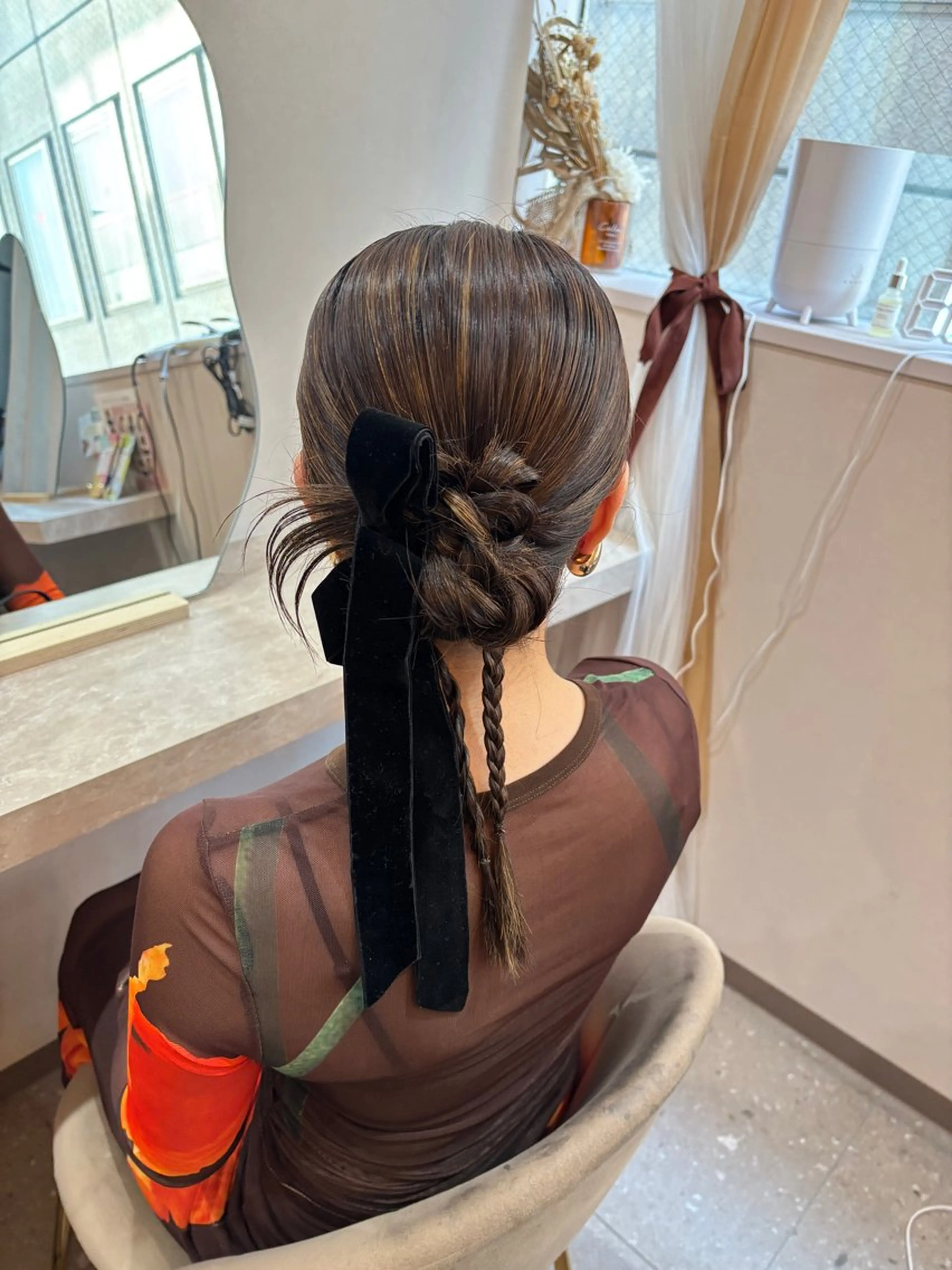 ヘアアレンジ ヘアセット Mila hinaのヘアスタイル