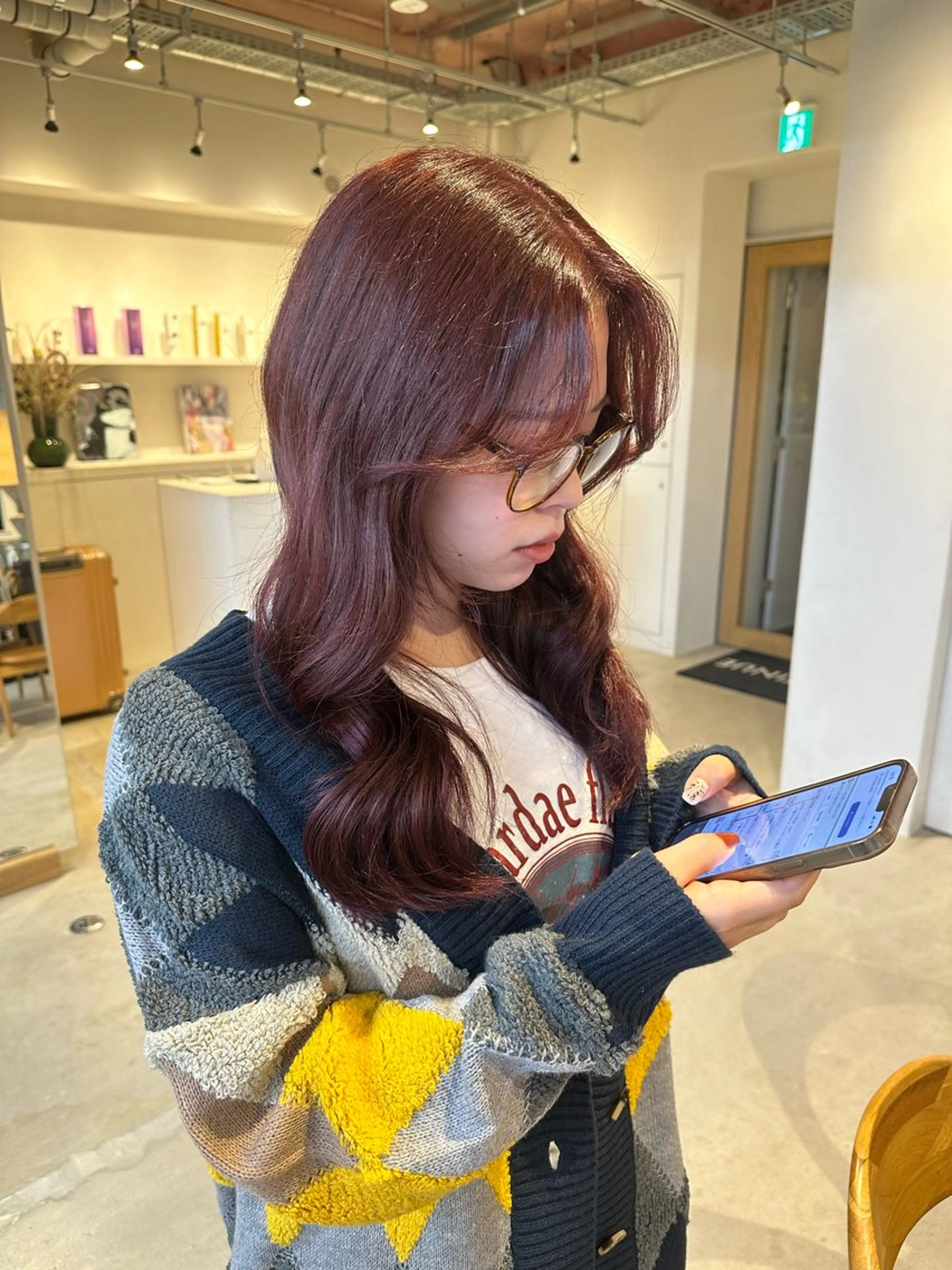 ロング カラー 暖色/透明感カラー かずきのヘアスタイル