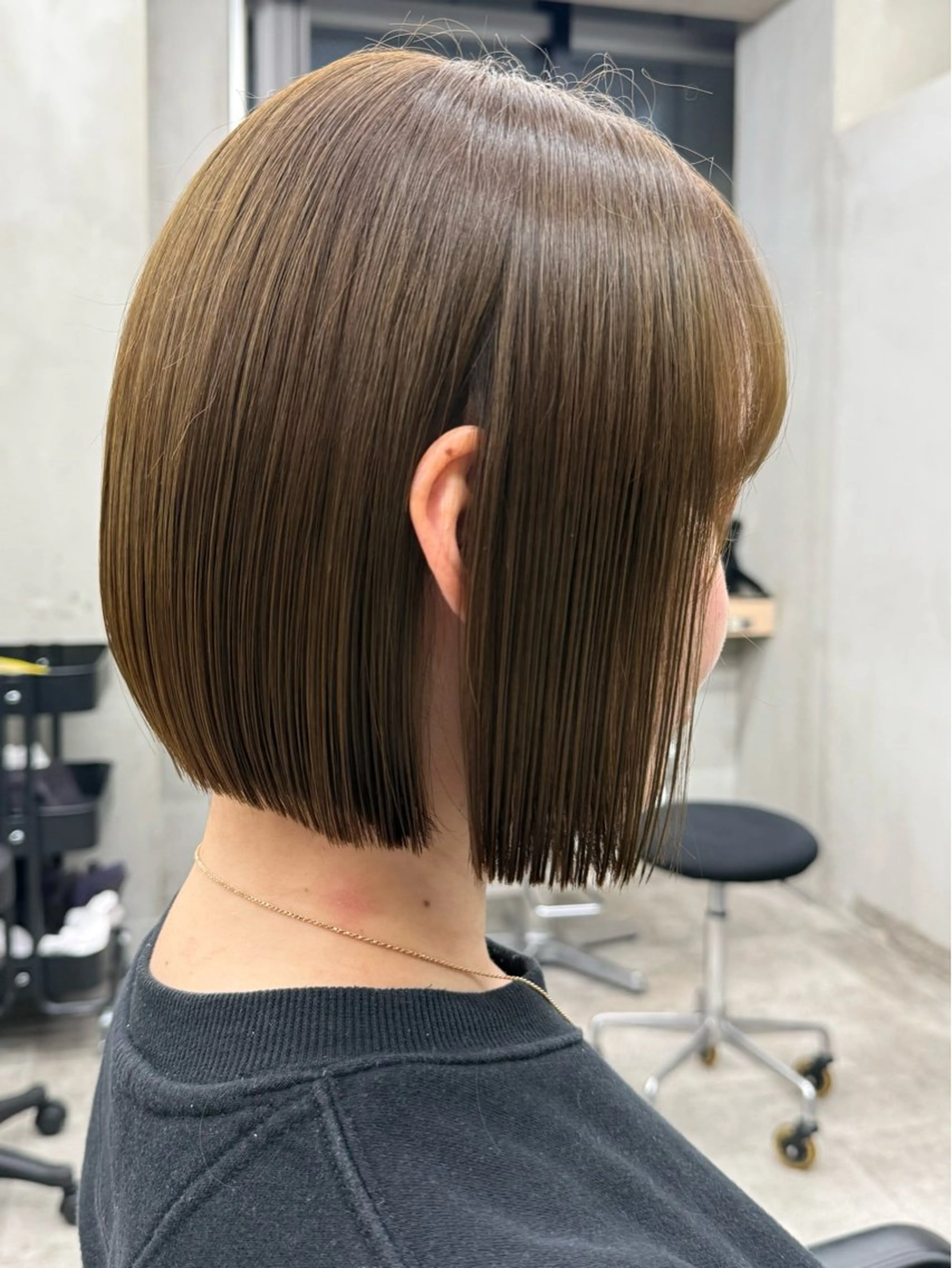 ショート カット ヘアカラー 髪質改善/美髪矯正/ 小顔ボブNANAのヘアスタイル