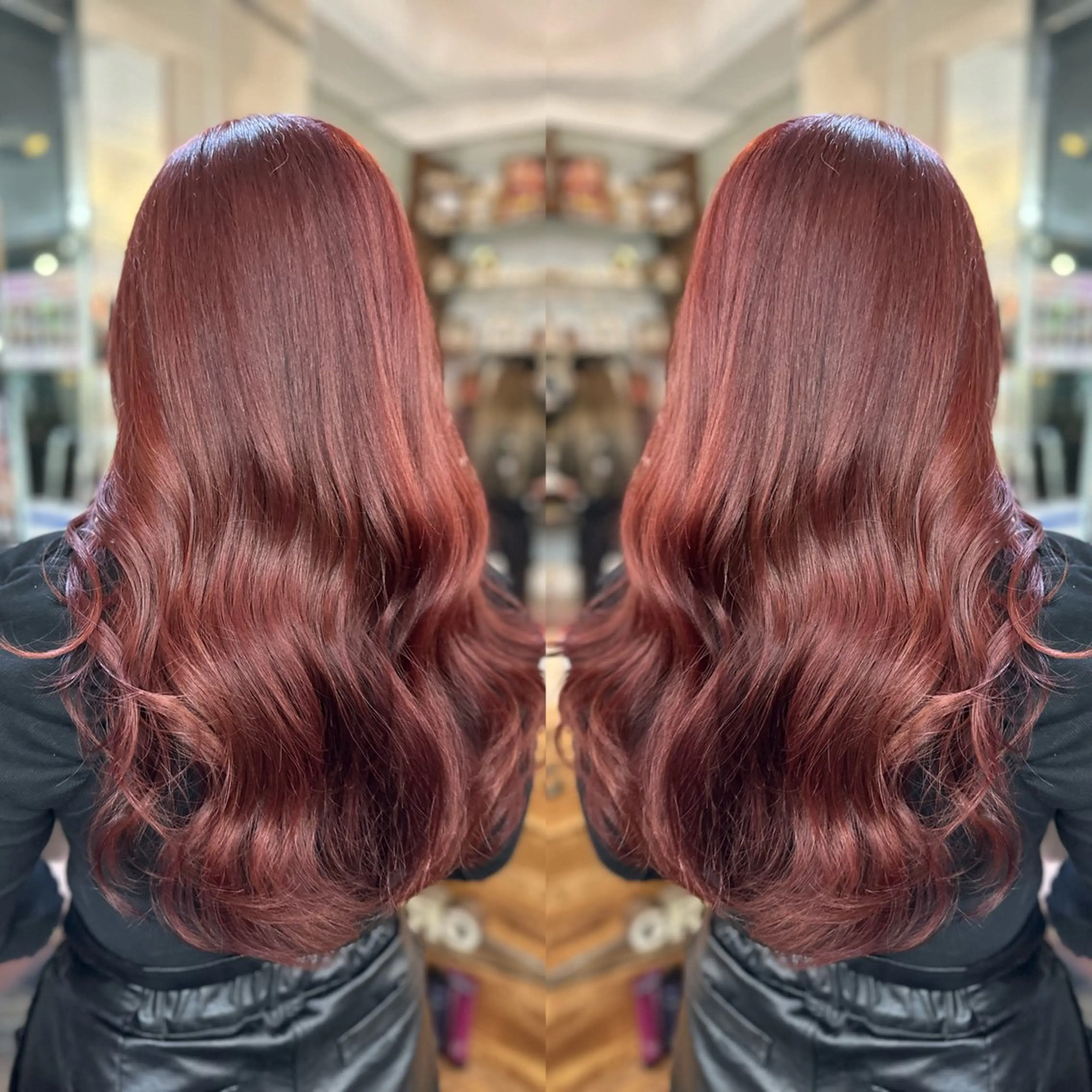 ロング カラー ハイライト/レイヤー /ハイトーン/AOIのヘアスタイル