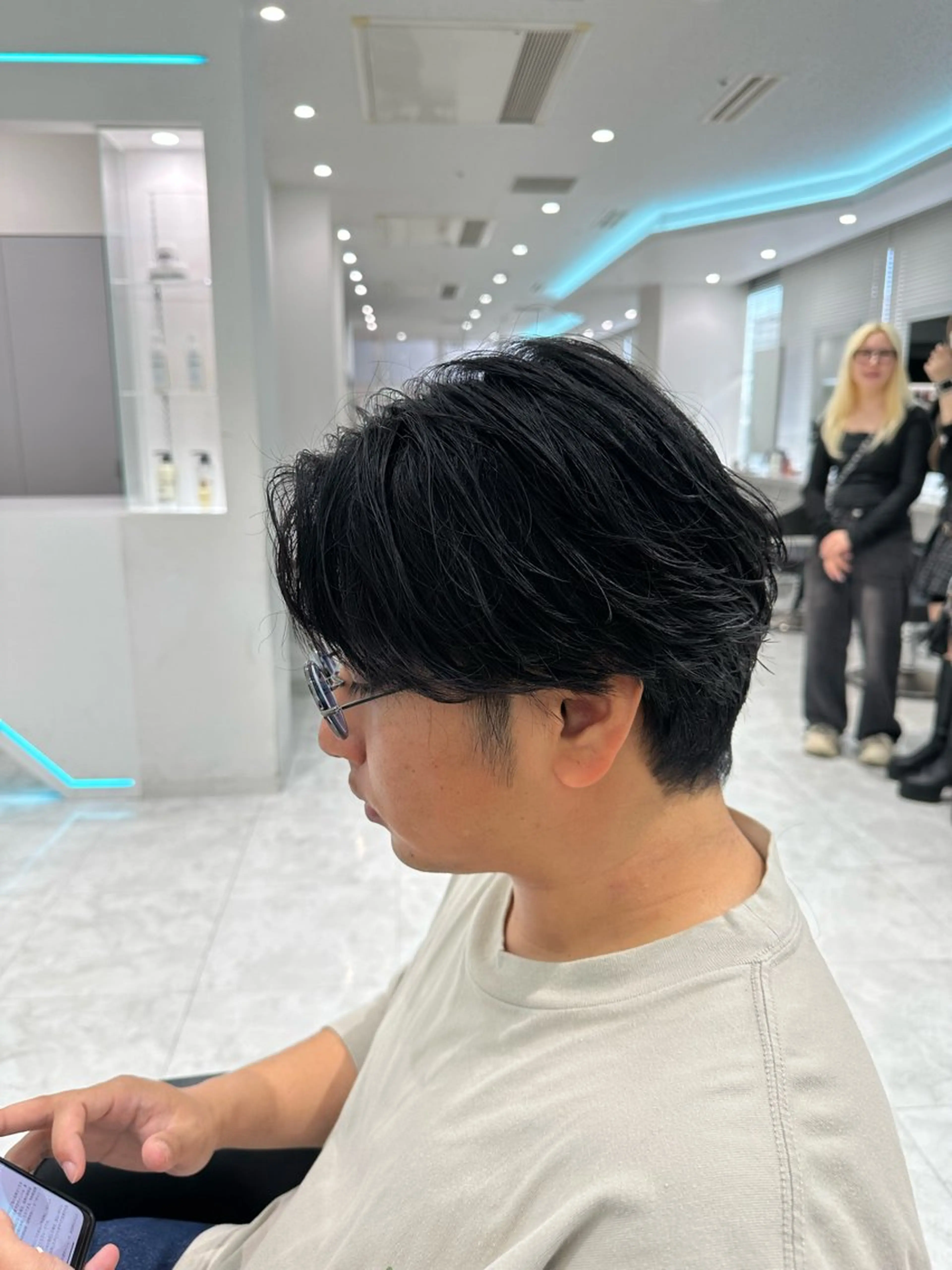 メンズ カット パーマ 🐺韓国風メンズ特化 あさひ🐺のヘアスタイル