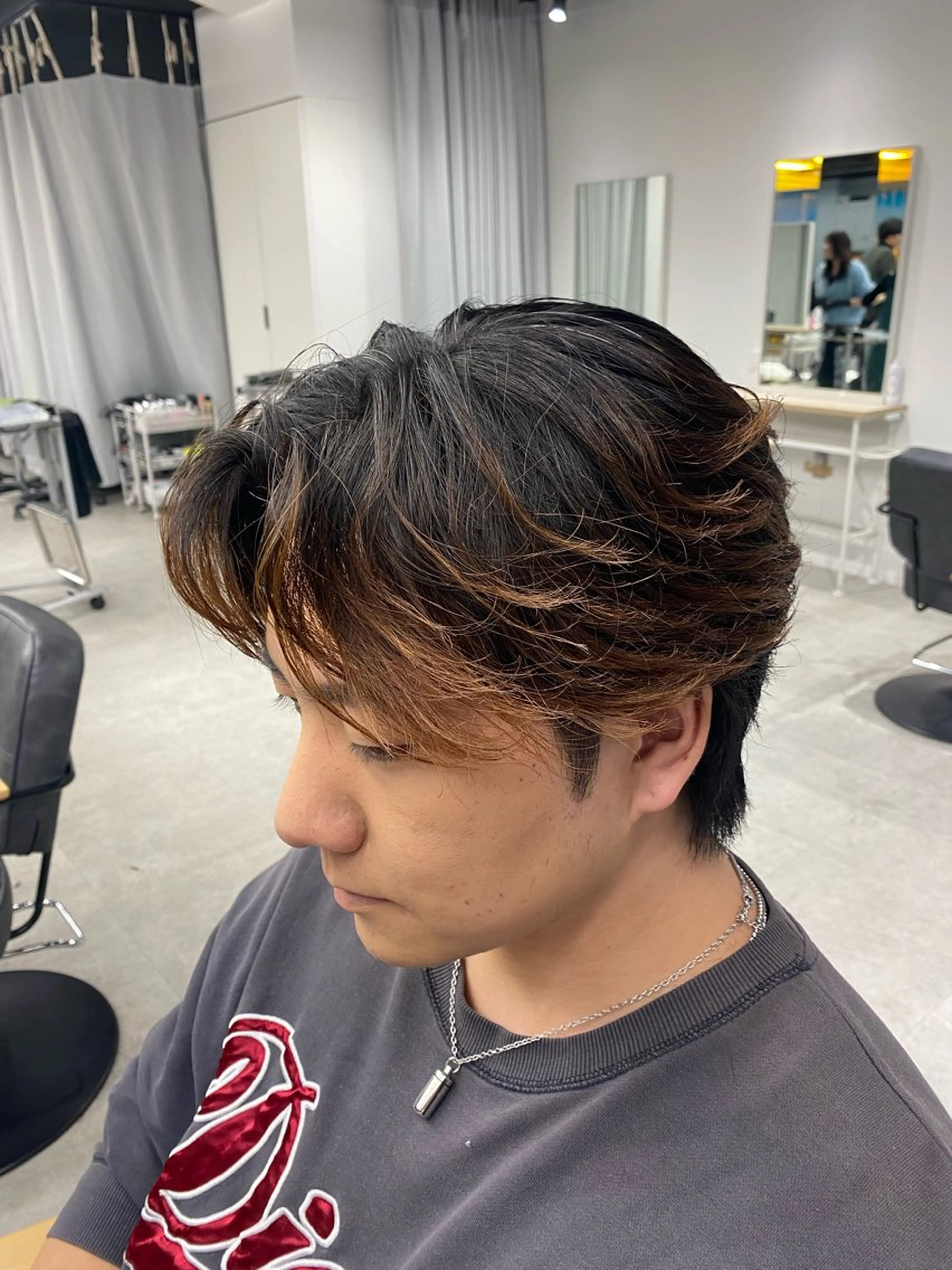 パーマ メンズ カット パーマ シャドウパーマ/ ルーズパーマ/メンズのヘアスタイル