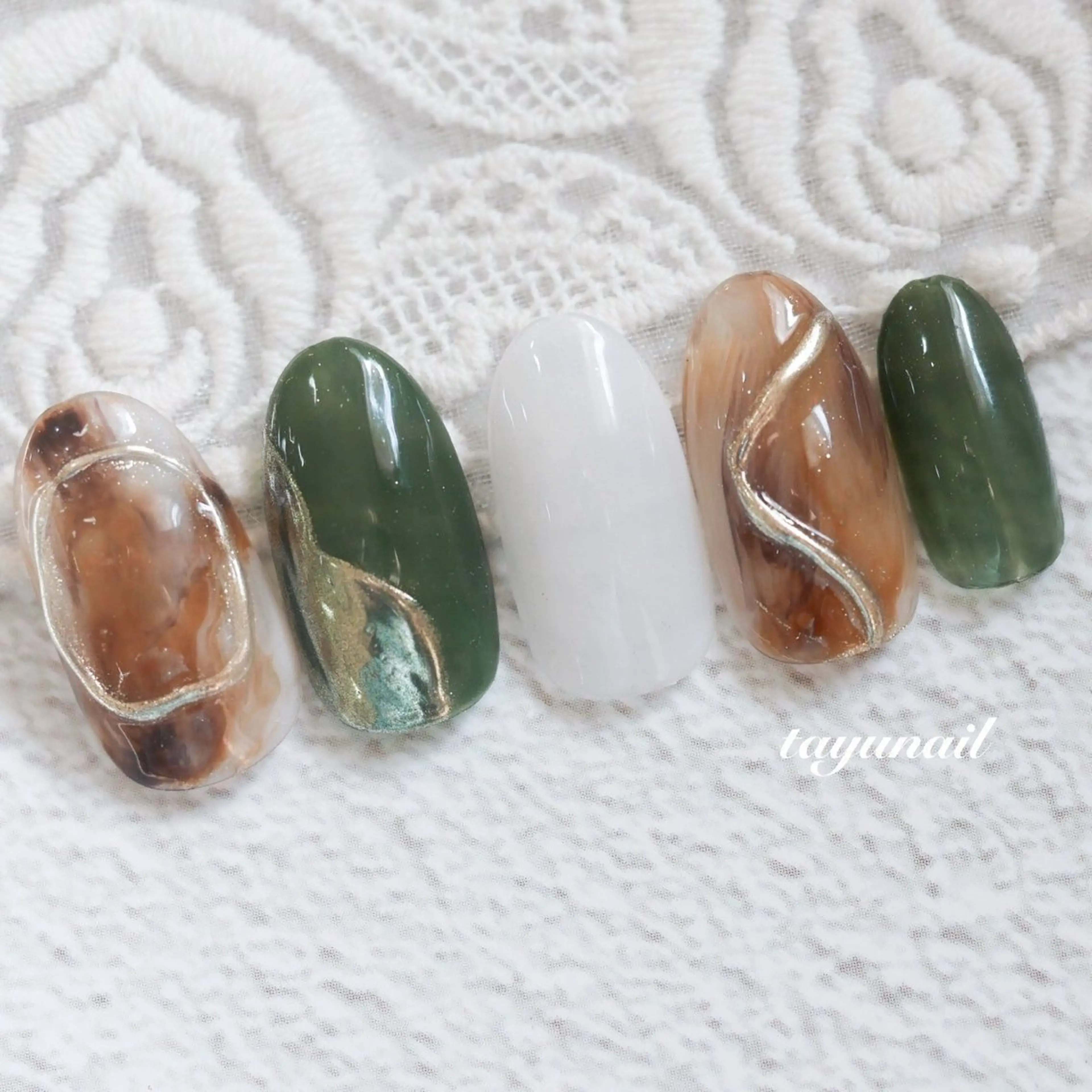 ネイル アートネイル ジェルネイル パラジェル ネイルサロン 【たゆnail】のネイルデザイン