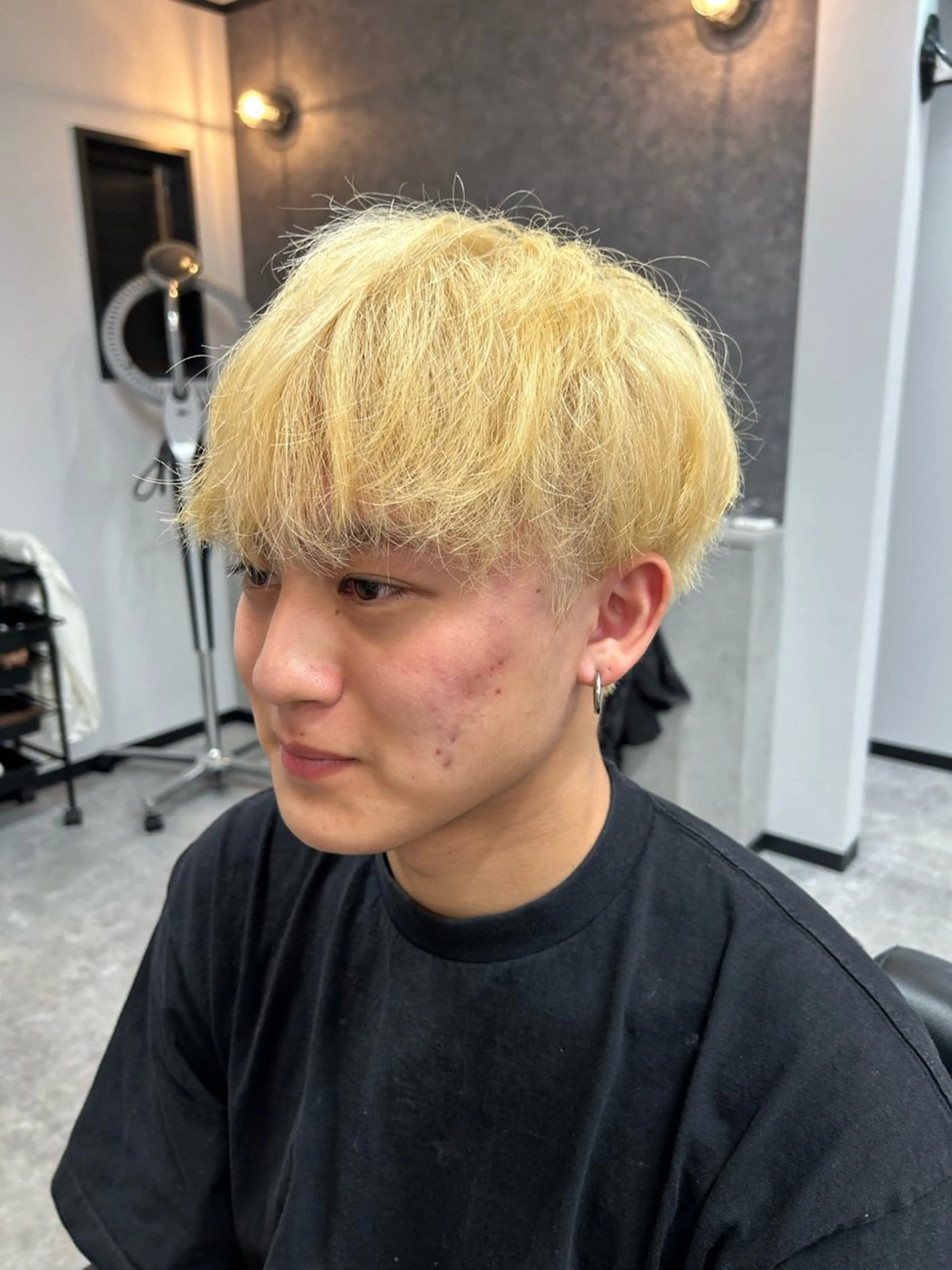 ショート カラー メンズ メンズカット/ メンズパーマ/佐藤のヘアスタイル