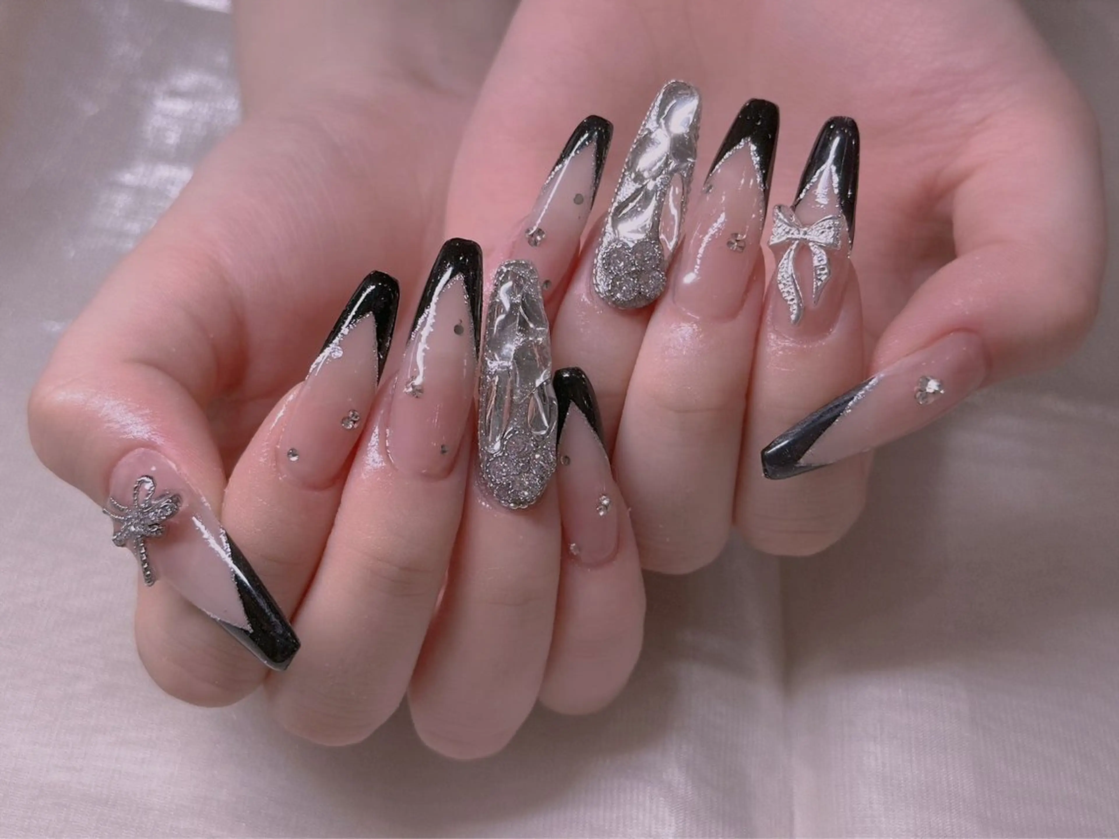 ネイル ハンドネイル 長さだし専門店 M2　rikaのネイルデザイン