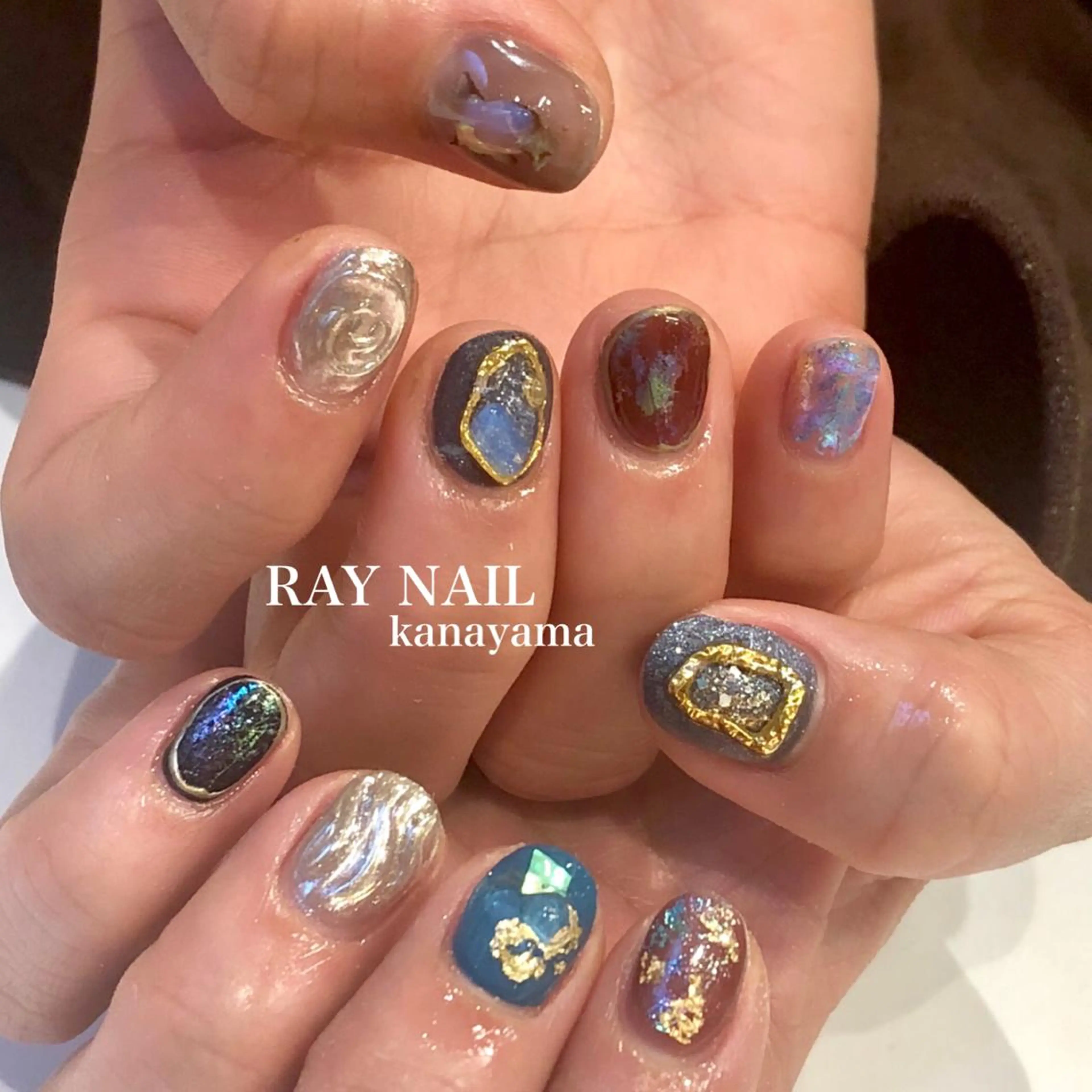 ネイル ニュアンスネイル Arowa 伊田のネイルデザイン