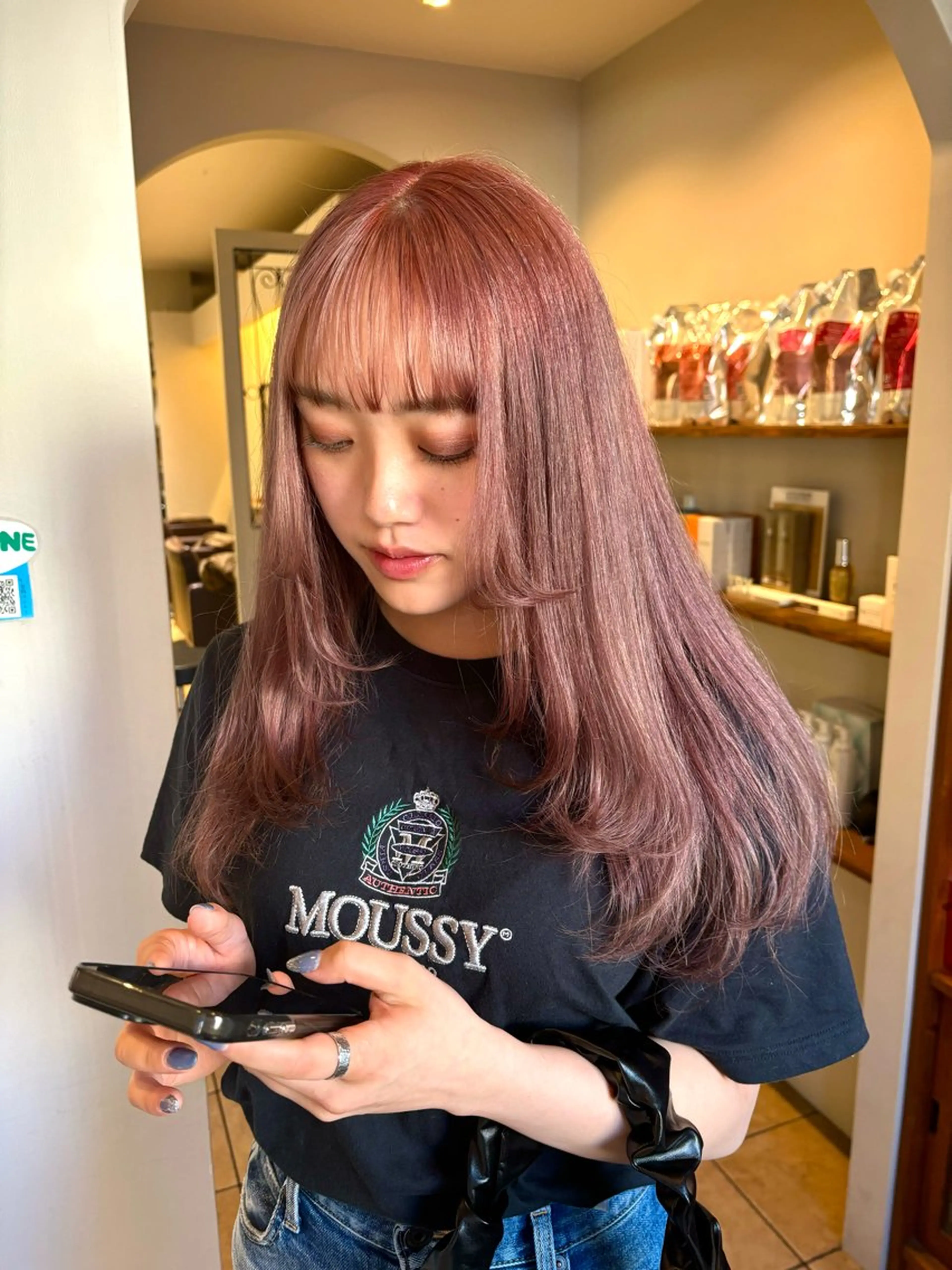 ロング ヘアカラー トリートメント 透明感カラー🎀 tasty/makoのヘアスタイル