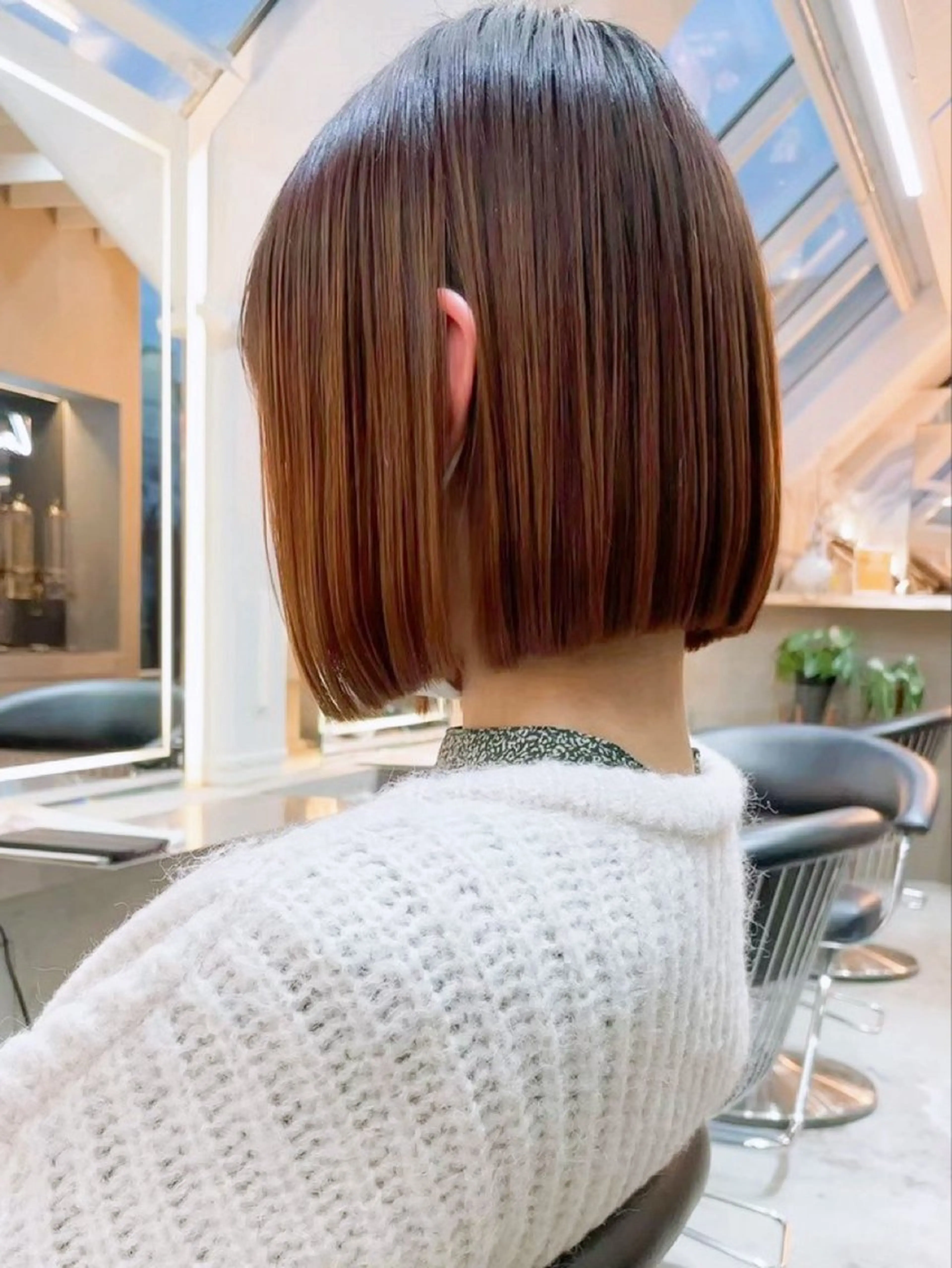 ショート カット ヘアカラー 縮毛矯正 トリートメント ‎🤍髪質改善‎🤍 ‎ViVIE🤍のヘアスタイル