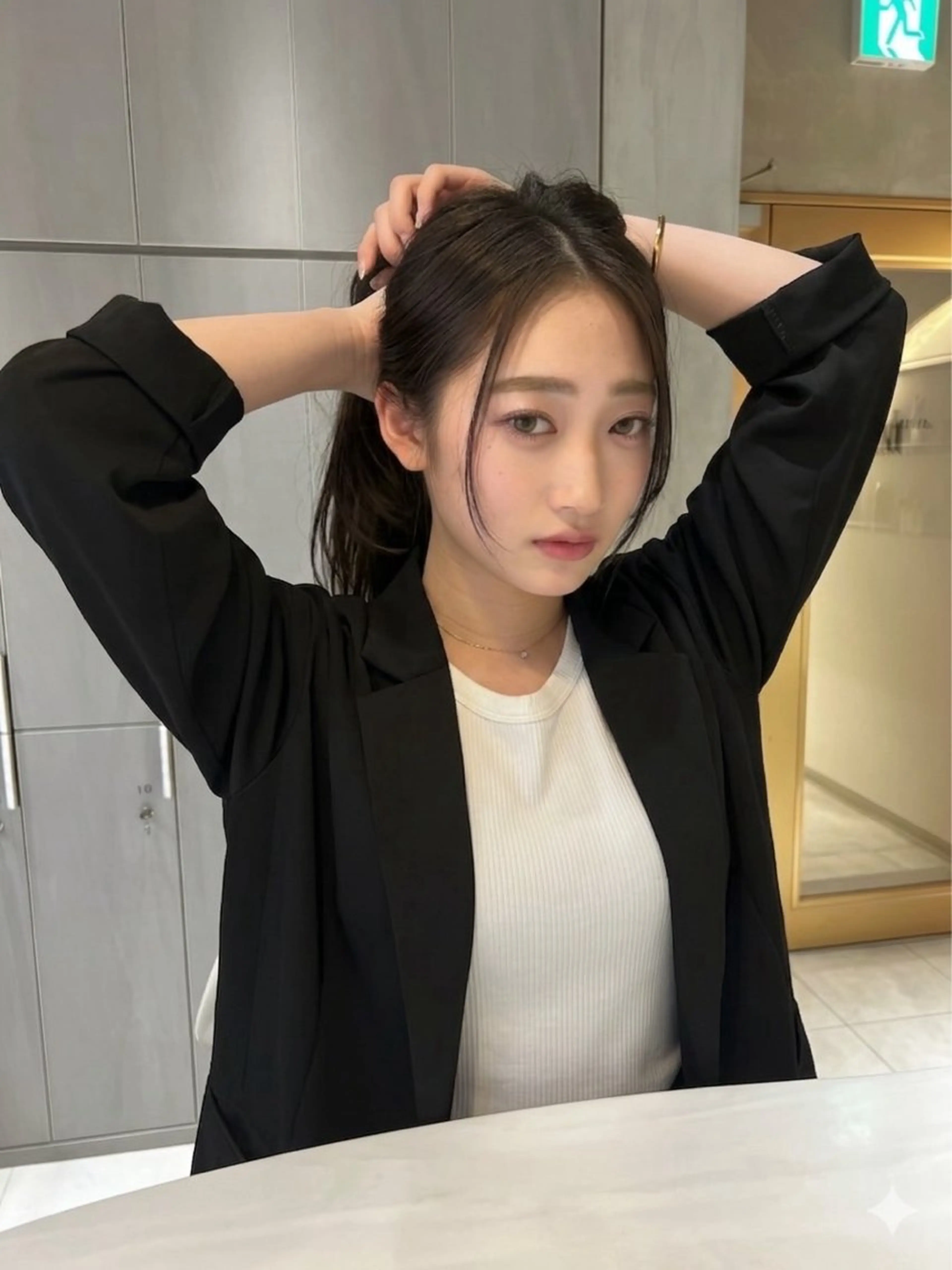 ロング カット ヘアカラー トリートメント 仙台Ｉ韓国レイヤー Ｉ髪質改善Ｉ伊藤拓海のヘアスタイル
