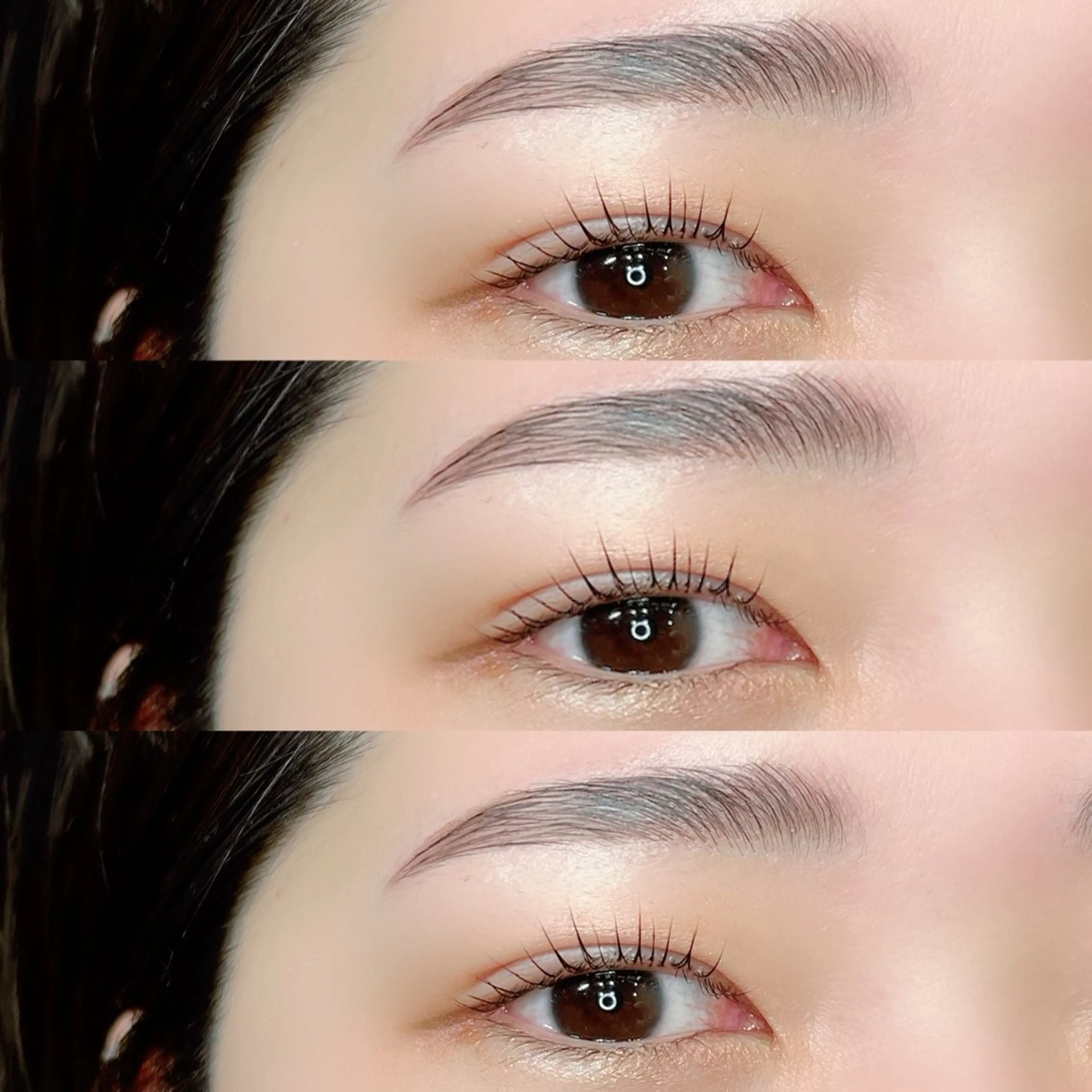 マツエク・マツパ パリジェンヌラッシュリフト 一重×まつ毛パーマ Eye lashのマツエク・マツパデザイン