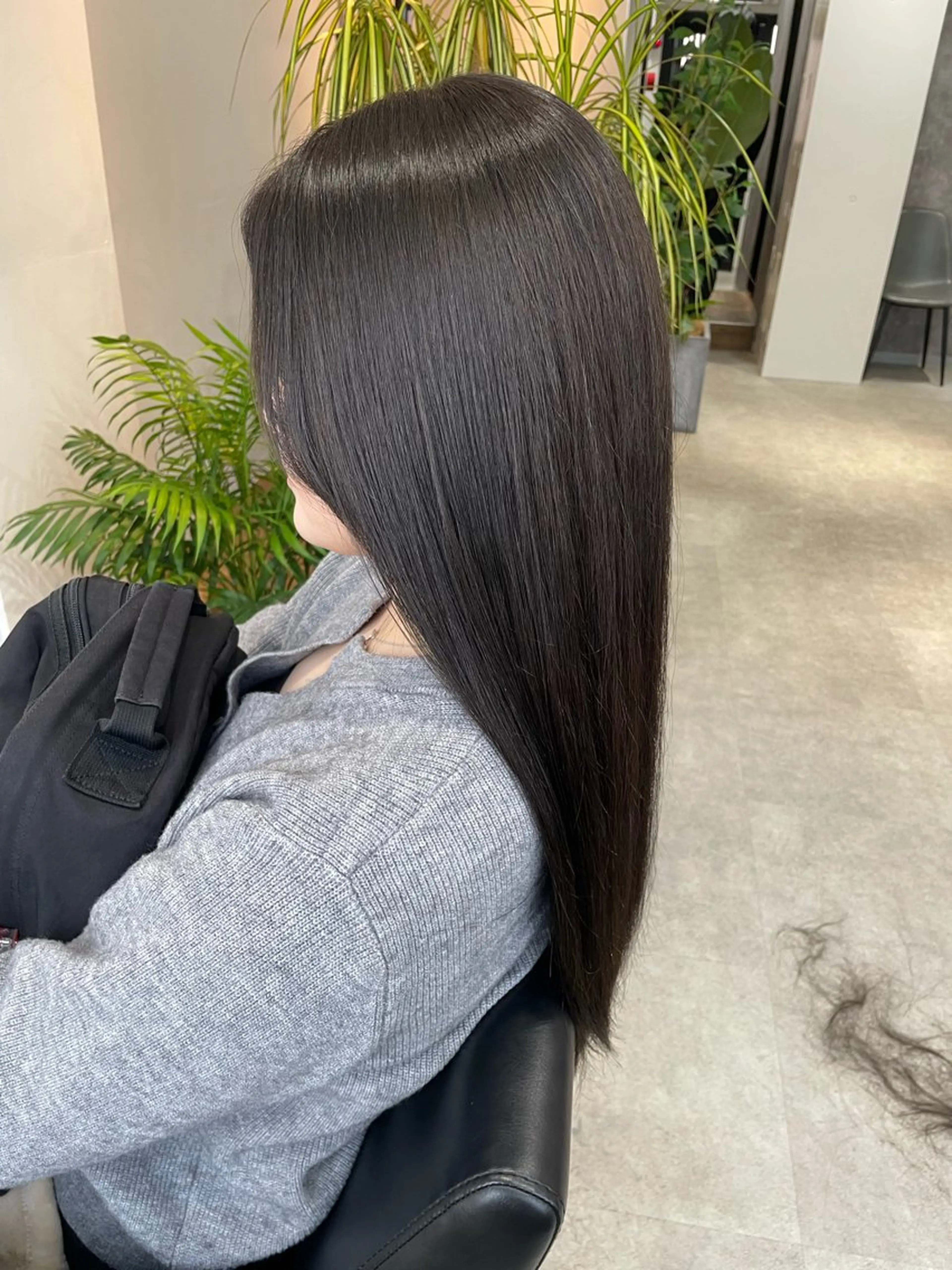 ✨期間限定✨【乾燥、パサつき改善、艶髪】カット+カラー+髪質改善AMASIAトリートメント🌿の写真