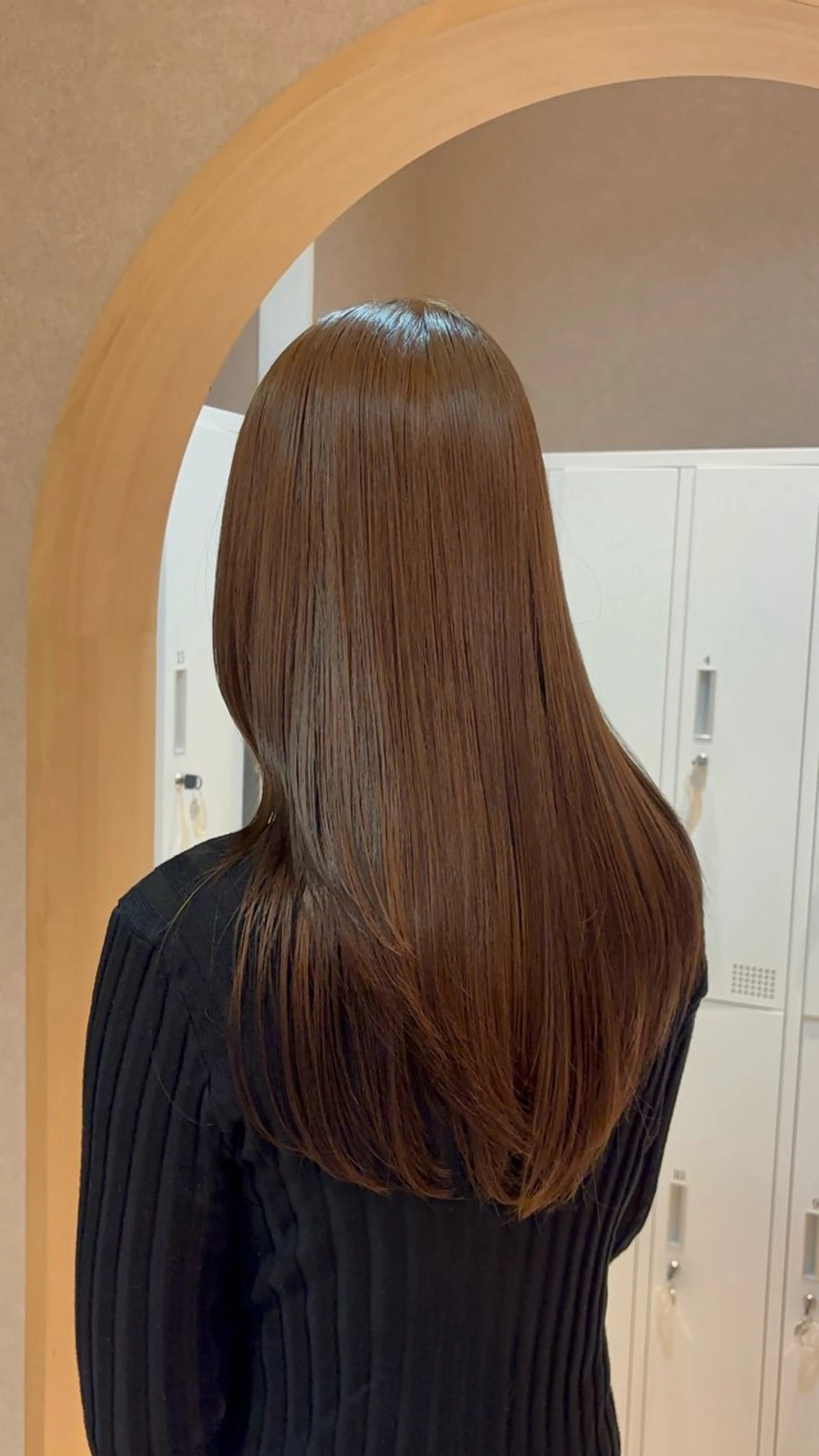 ロング ヘアカラー 透明感カラー🤎/ ツヤカラー/さくらのヘアスタイル