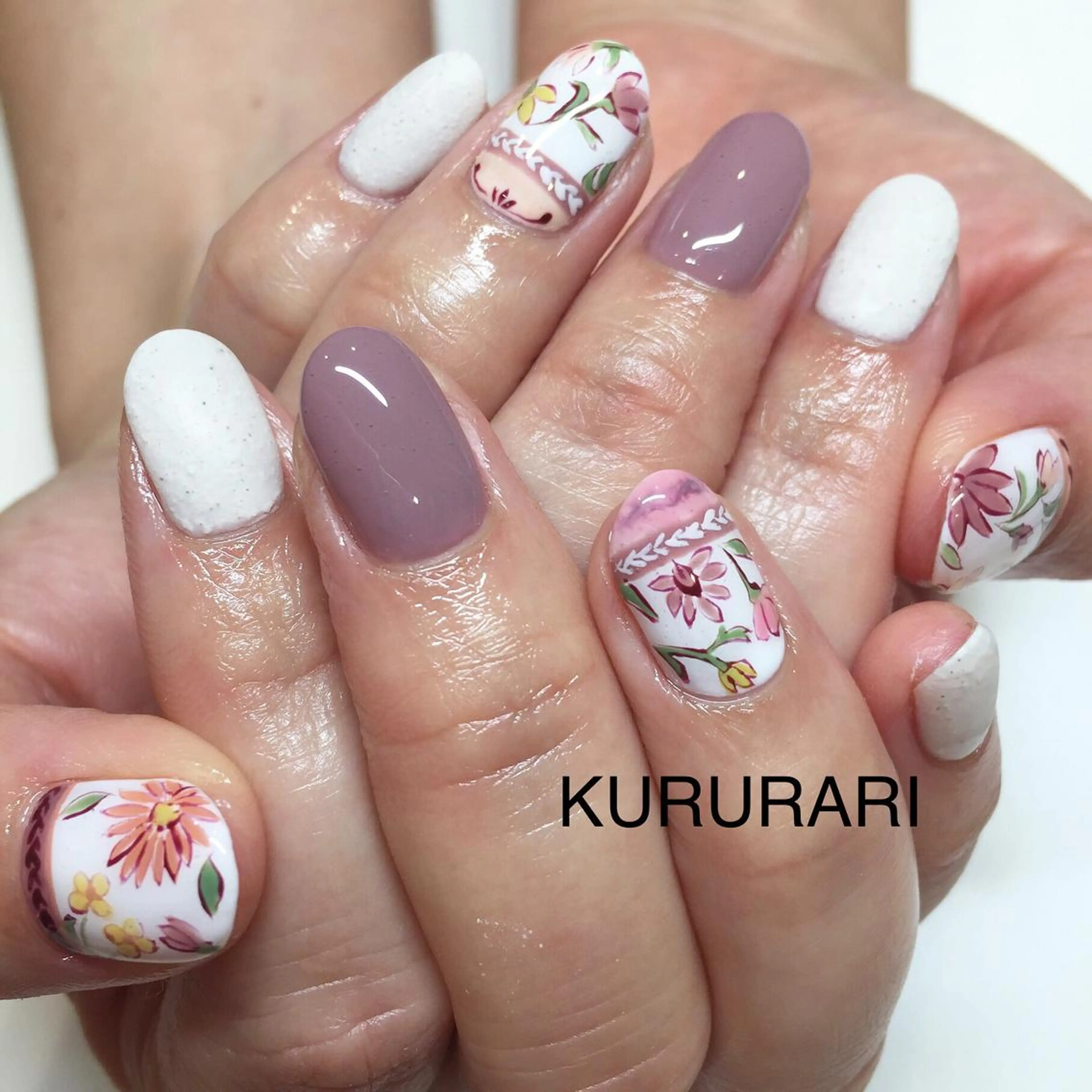 ネイル アートネイル ジェルネイル KURURARI NAILのネイルデザイン