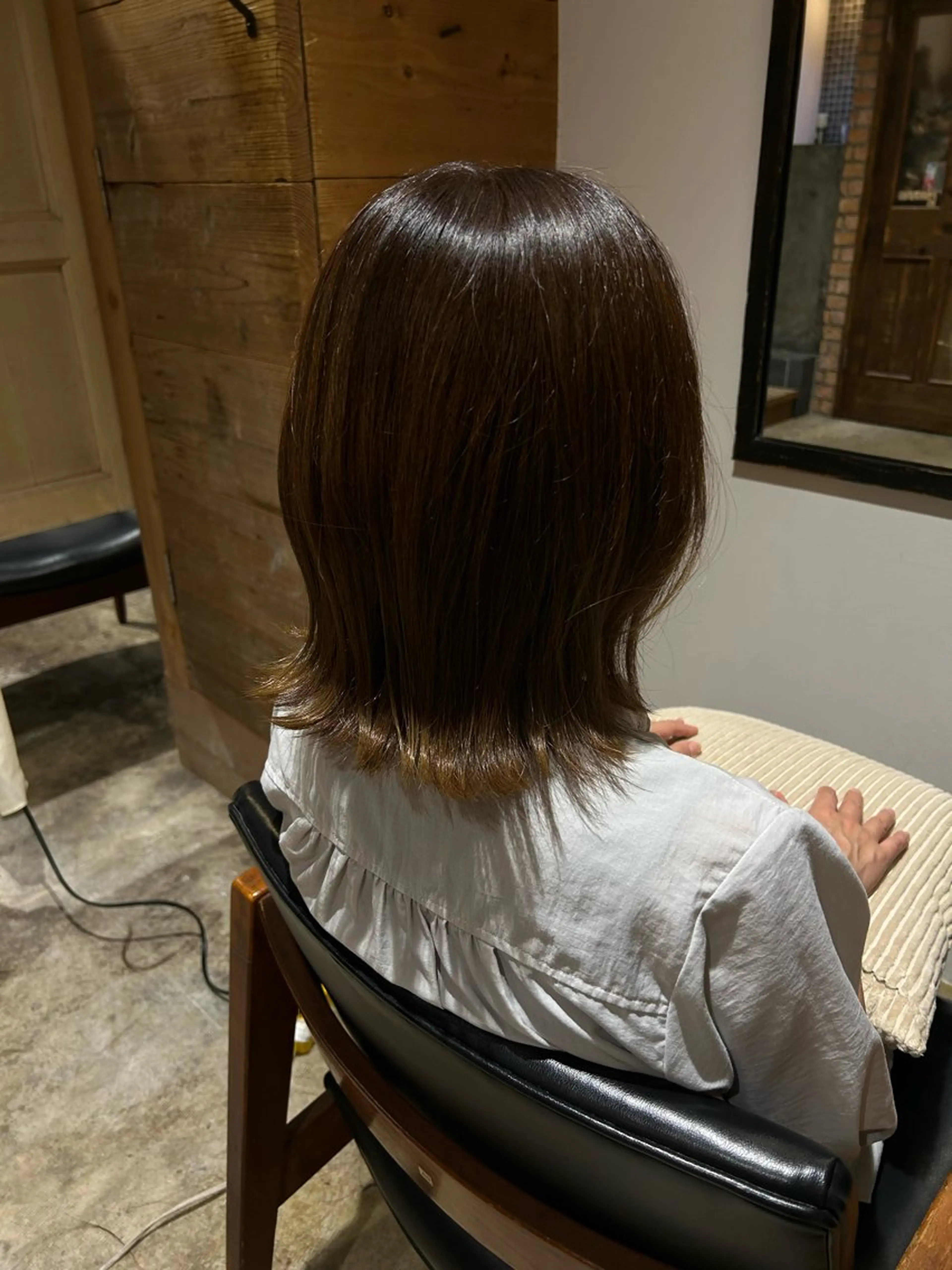 ミディアム 舩津 菜月のヘアスタイル