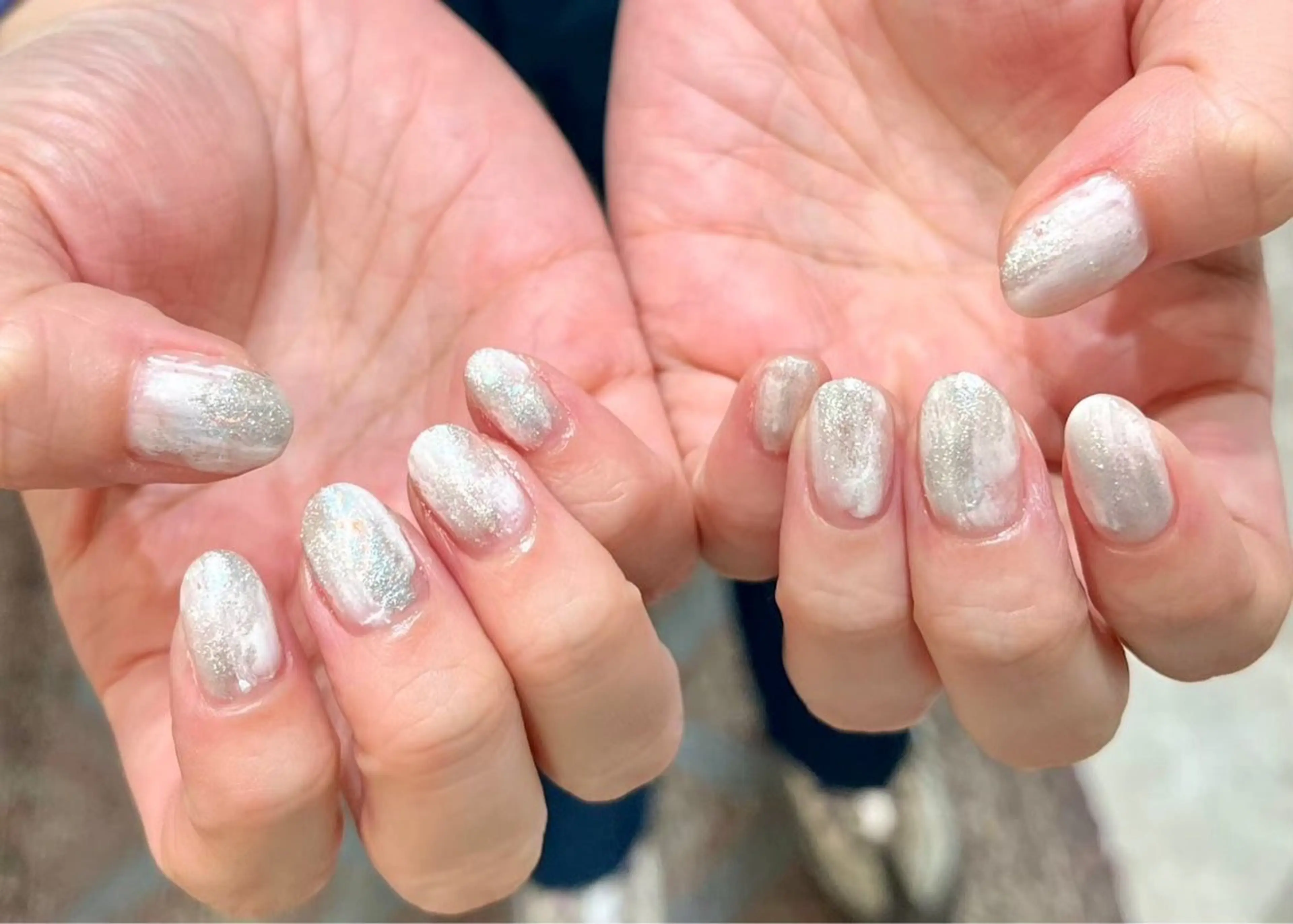 ネイル 0203ムニムサン 💙Honokaのネイルデザイン