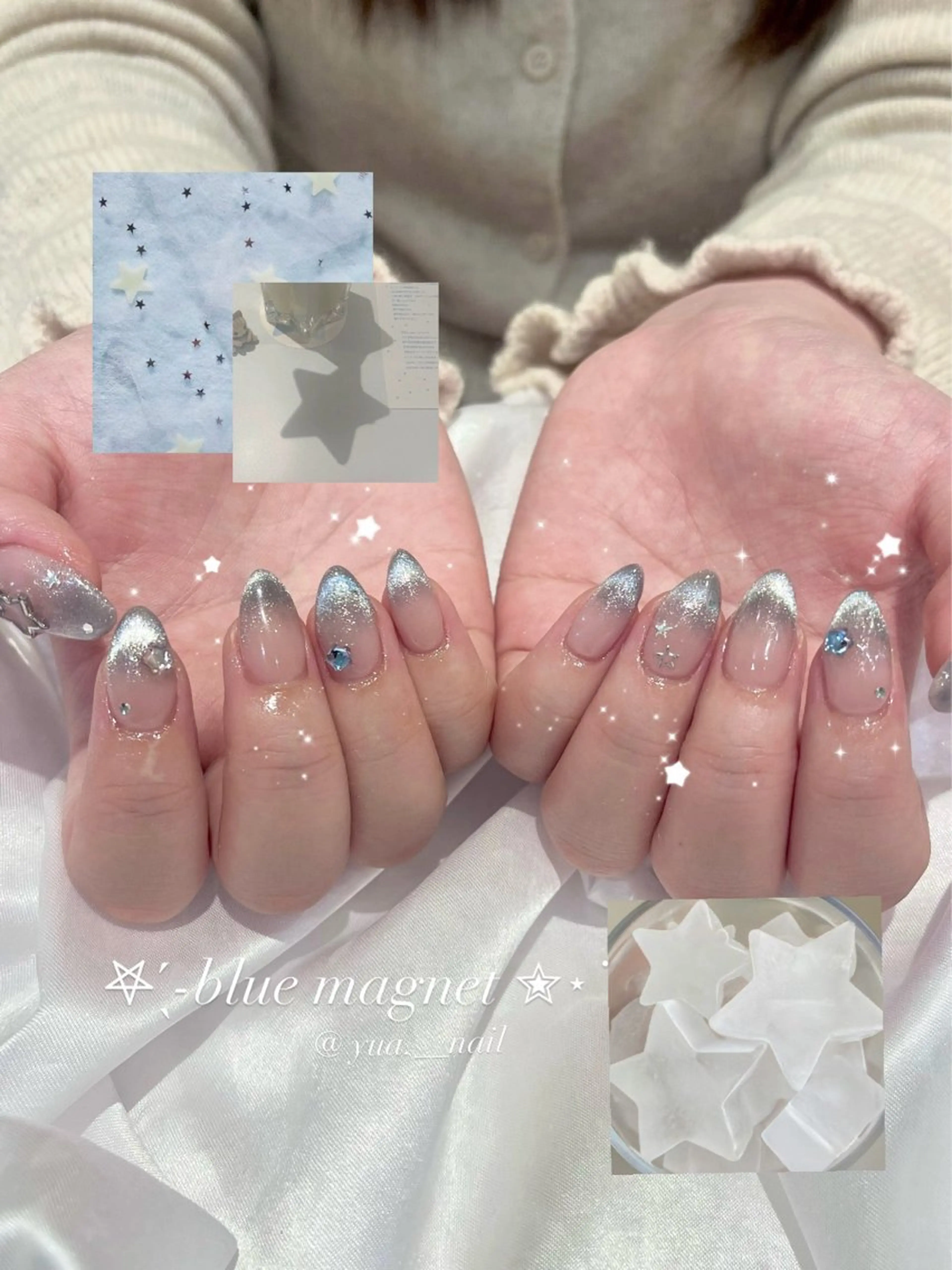 ネイル ハンドネイル yua ⋆. 𐙚 ˚のネイルデザイン