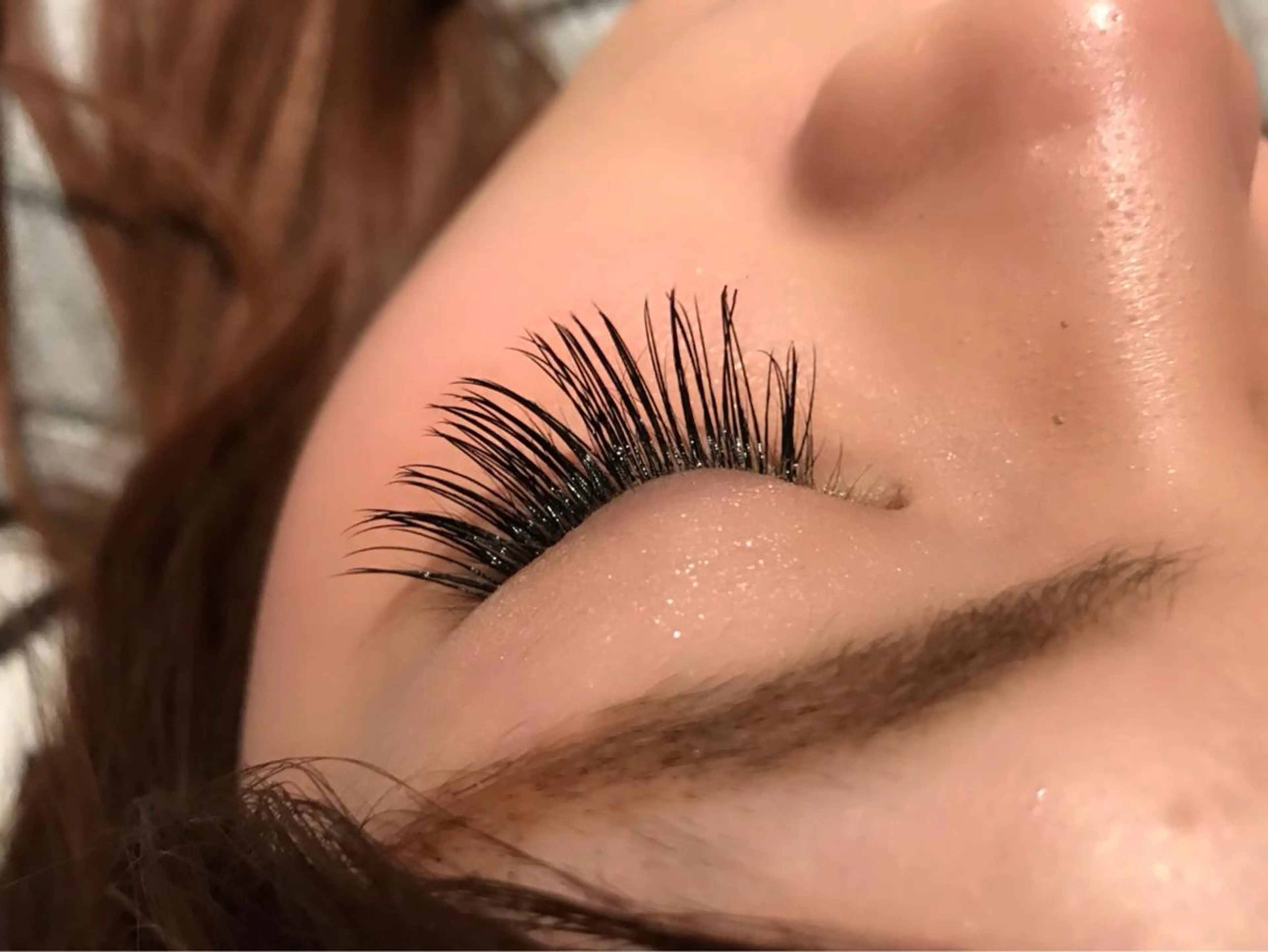 マツエク・マツパ Cカール UMEDA FIGAROのヘアスタイル