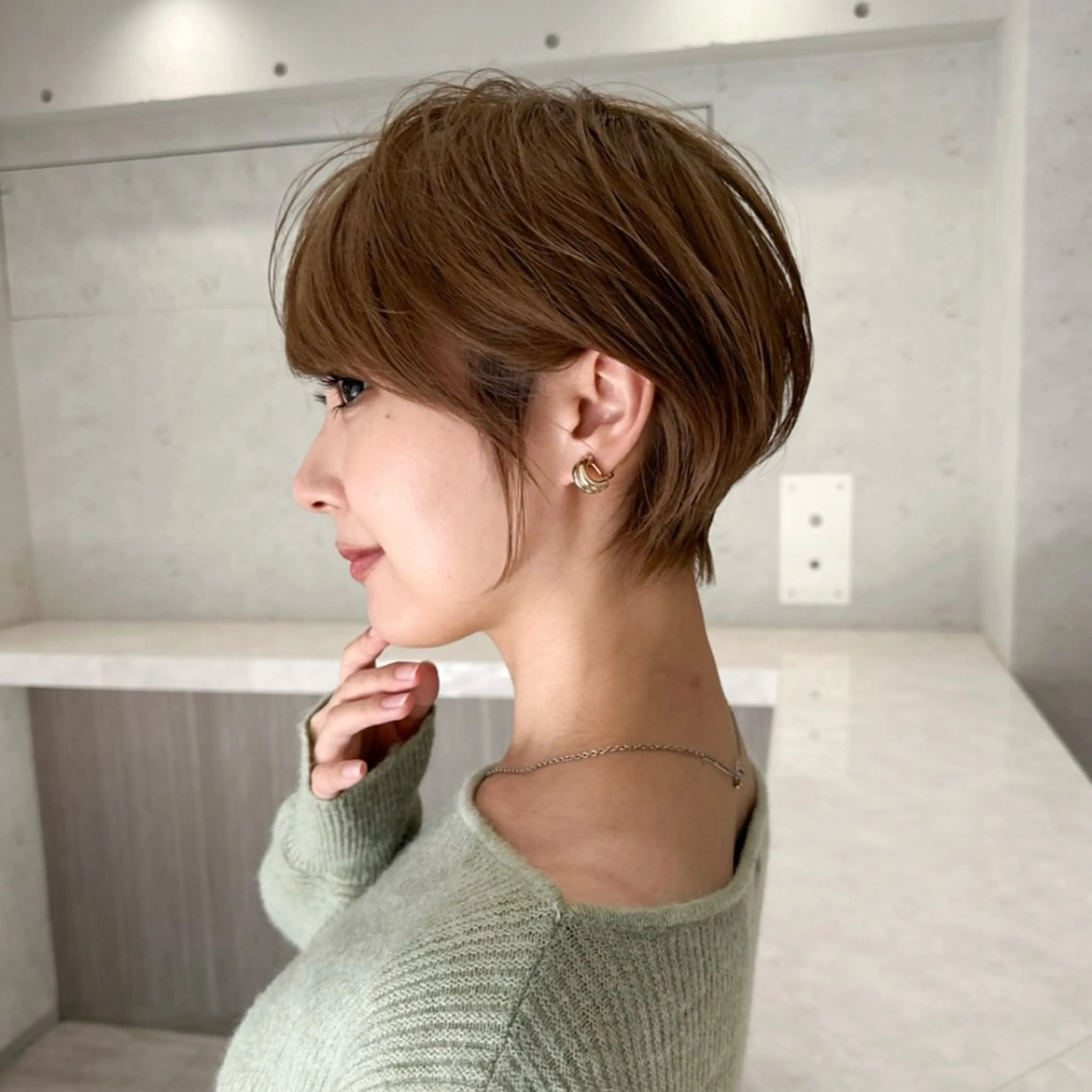 ショート 艶カラー/ヘアセット 着付け　ふうか　渋谷のヘアスタイル