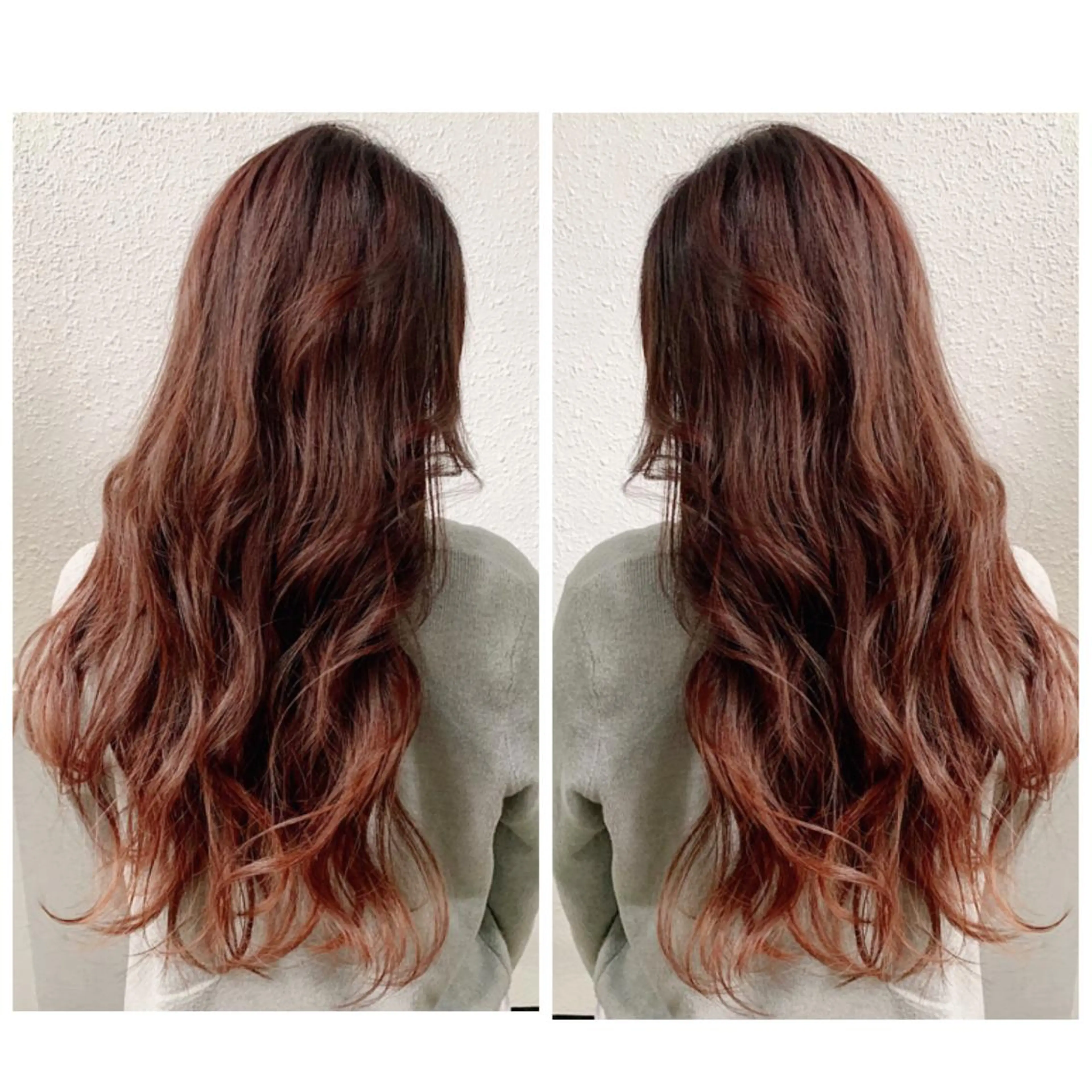ロング カラー アッシュ バレイヤージュ ブリーチ デザインカラー グレージュ カット ヘアカラー 京都大人女性ショート 徒歩1分/秋山のヘアスタイル