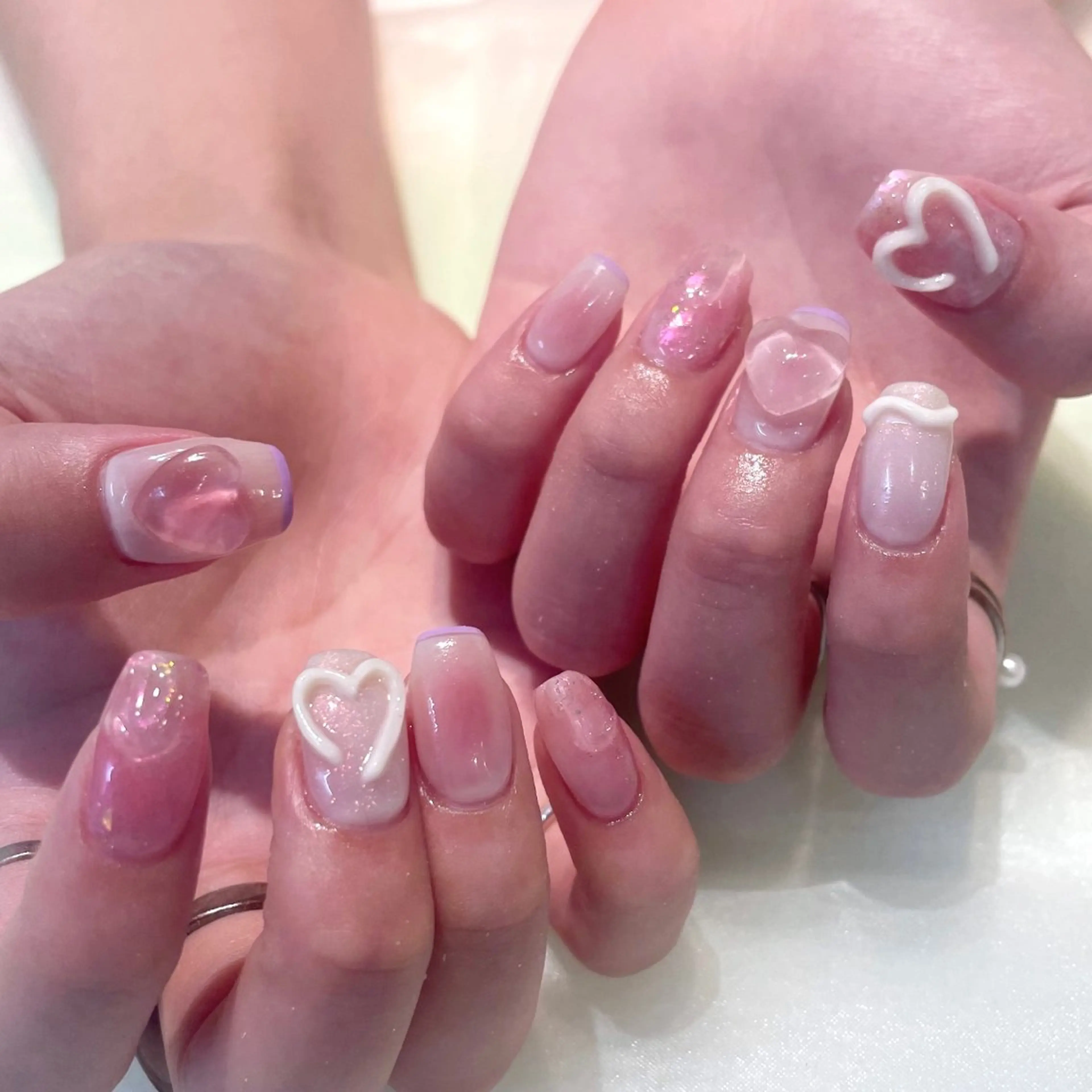 ネイル ハンドネイル 新井 ひなののネイルデザイン