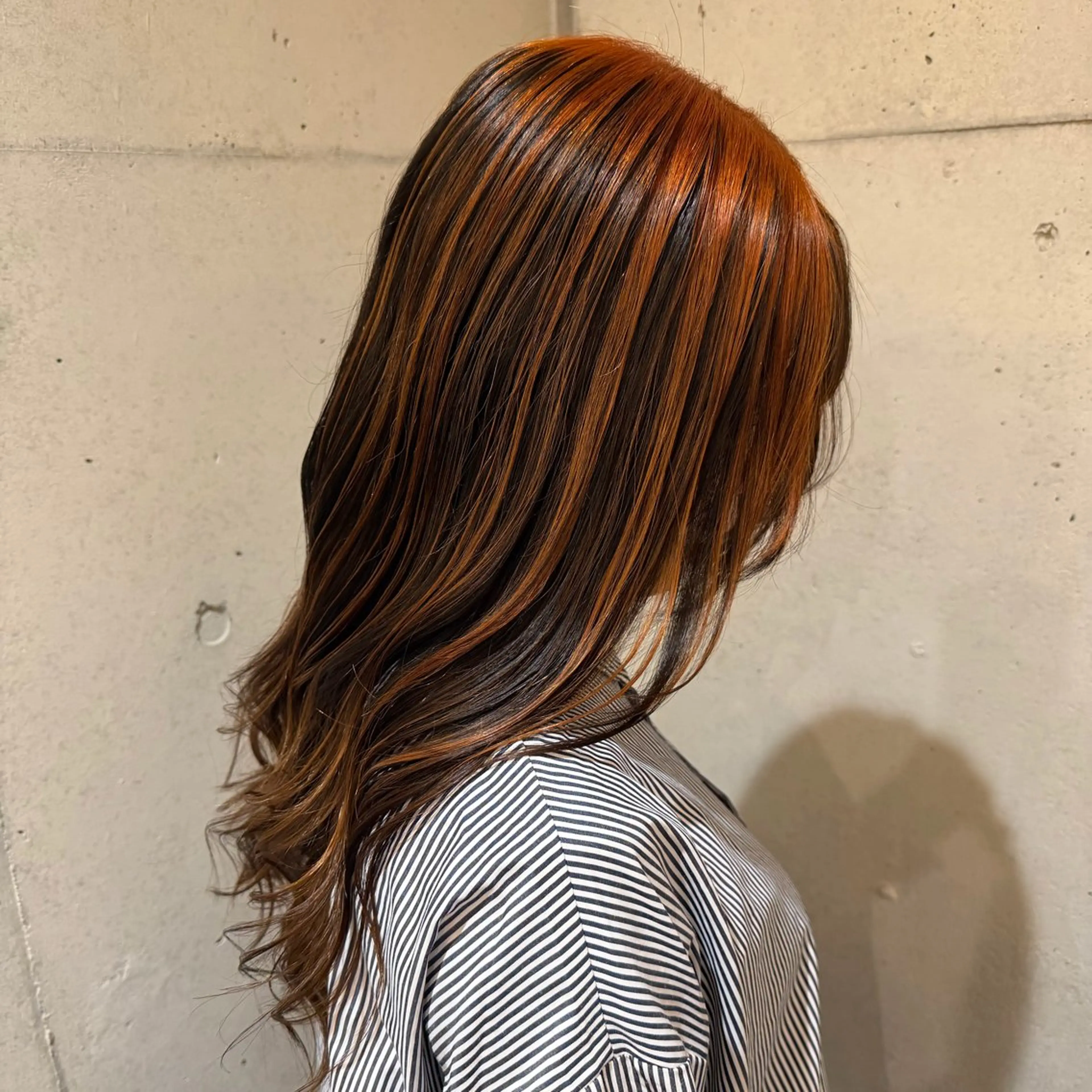 ミディアム カラー ヘアカラー トリートメント ハイトーン/ボブ/ 髪質改善🦖mahoのヘアスタイル