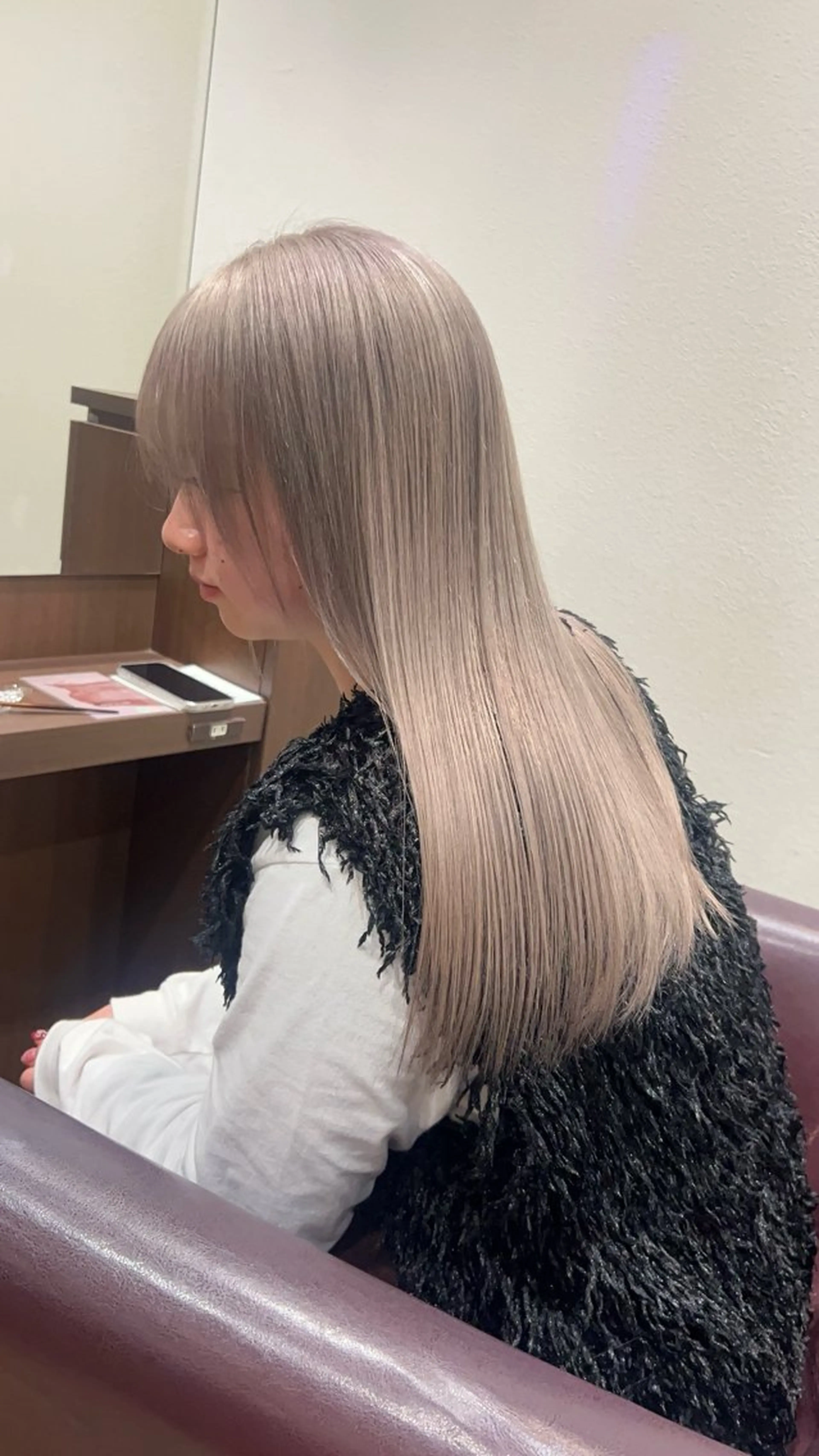 ロング 譜久島 かりんのヘアスタイル