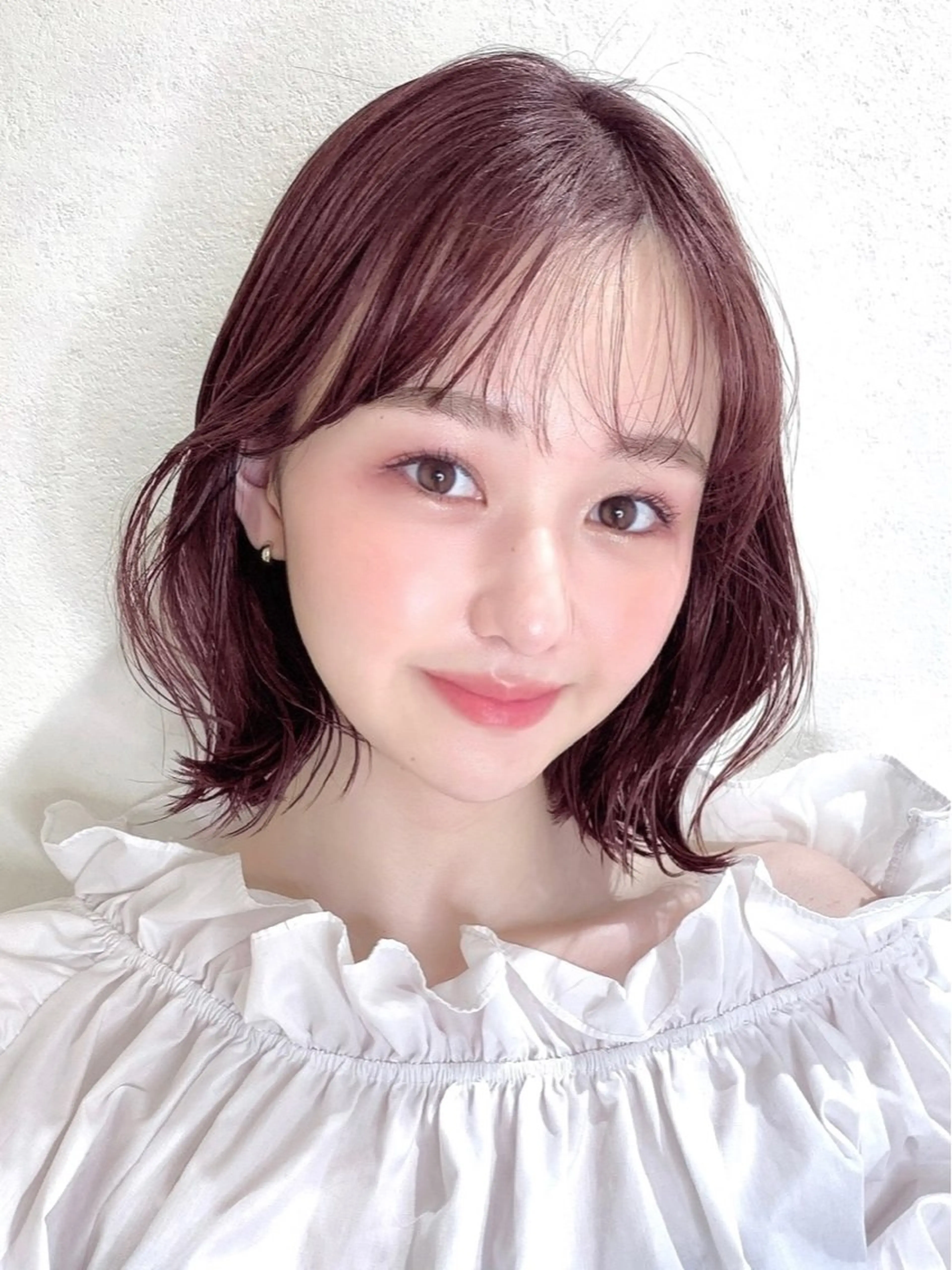 ショート カラー カット ヘアカラー トリートメント 韓国ヘア🇰🇷🎀 YURIAのヘアスタイル