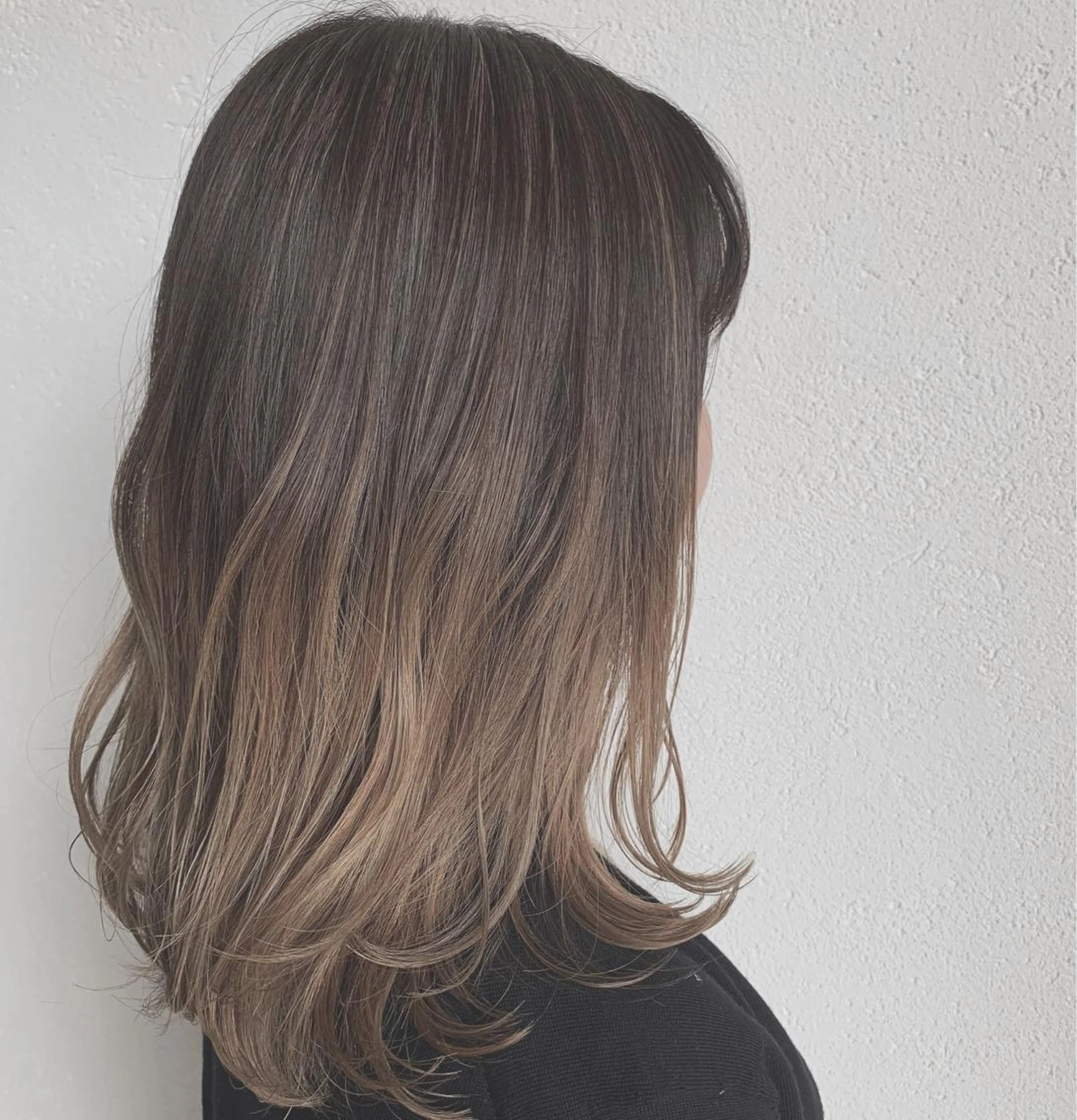 セミロング カラー ブリーチ/アレンジ 天満/chihiroのヘアスタイル