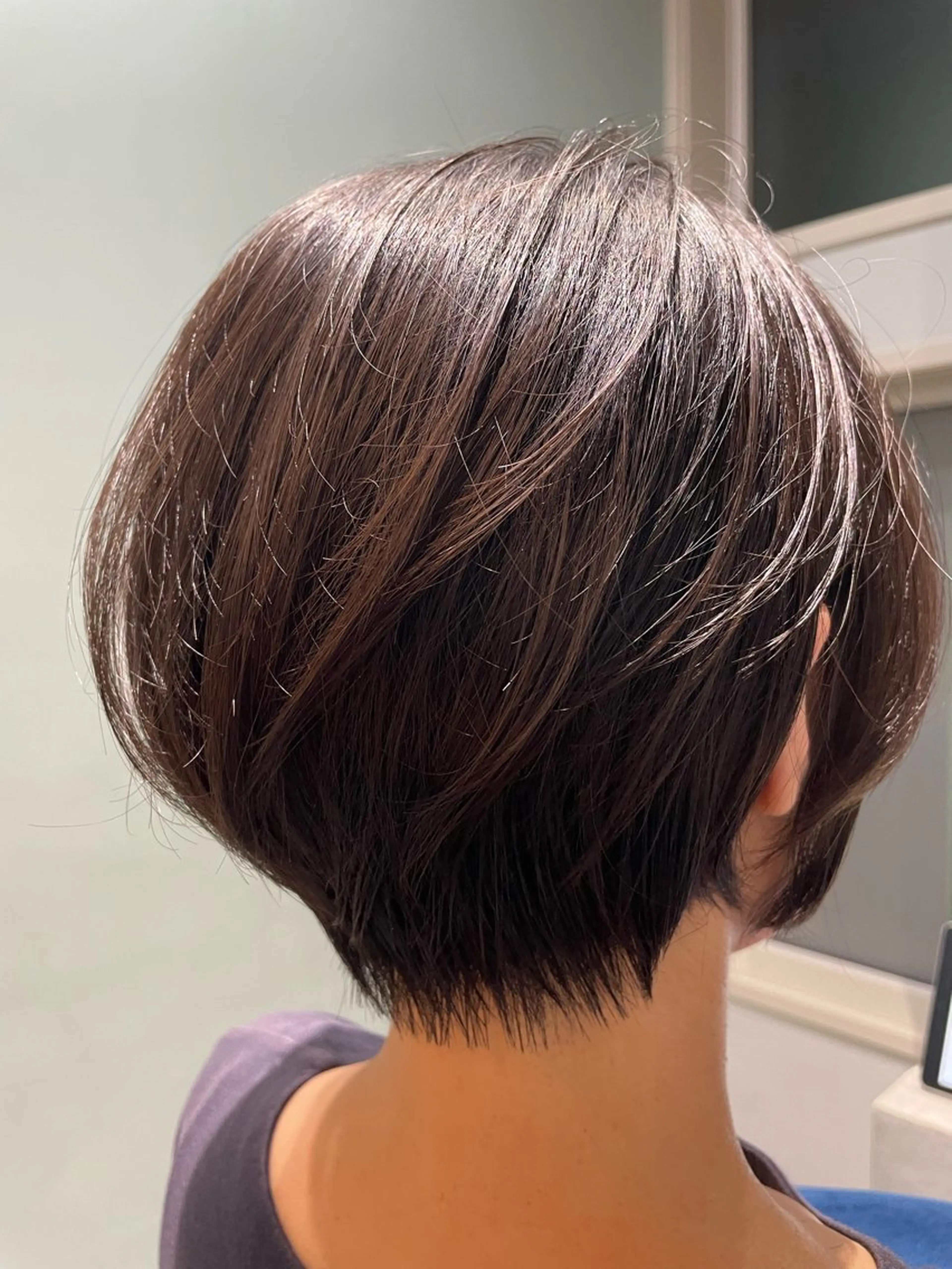 ショート ショートボブ ボブ ショートヘア くびれミディアム/似 合わせ/鎌倉/edAのヘアスタイル