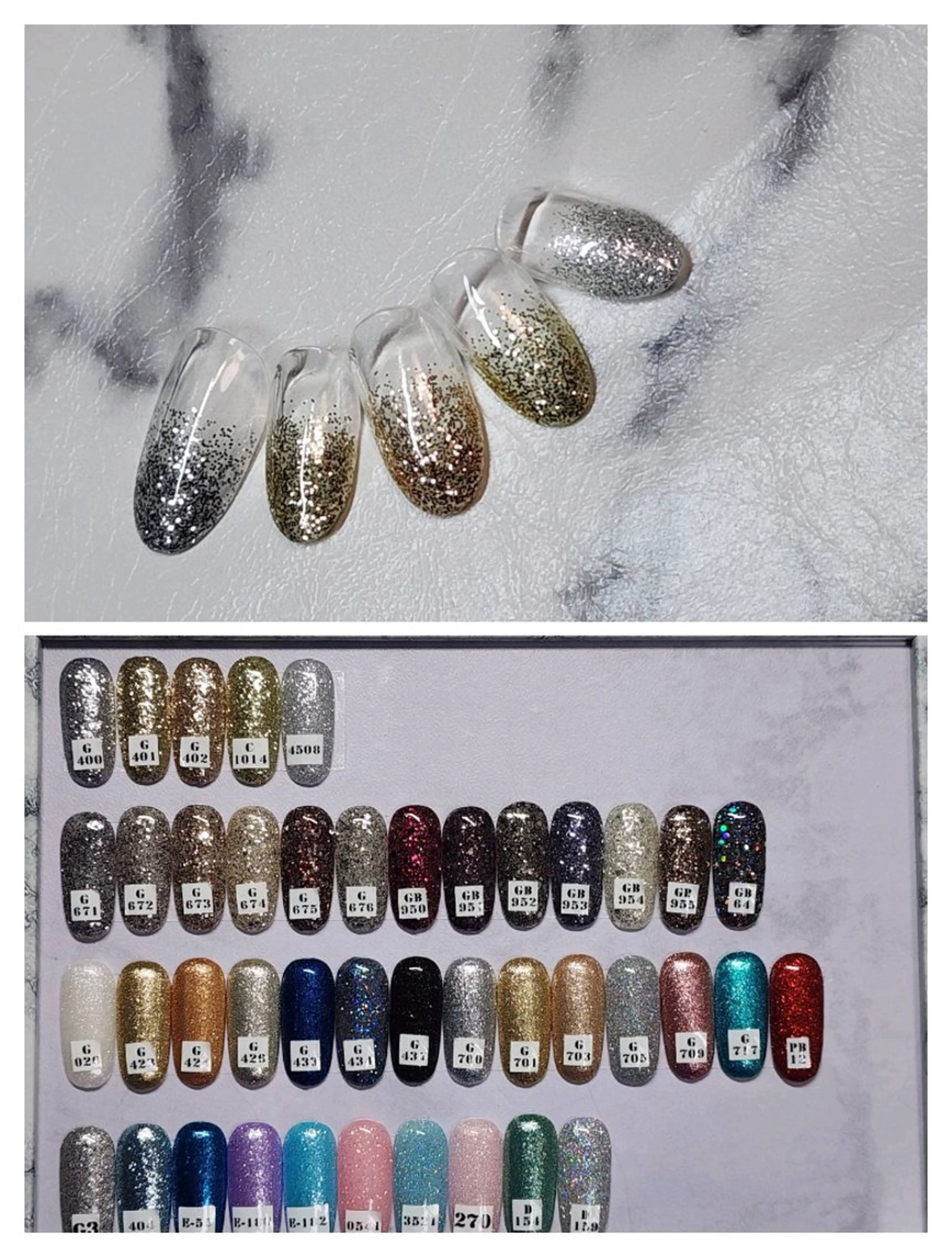 ネイル グラデーション ラメ(グリッター) ラメグラデーション NailSalon ♾️Eight♾️のネイルデザイン