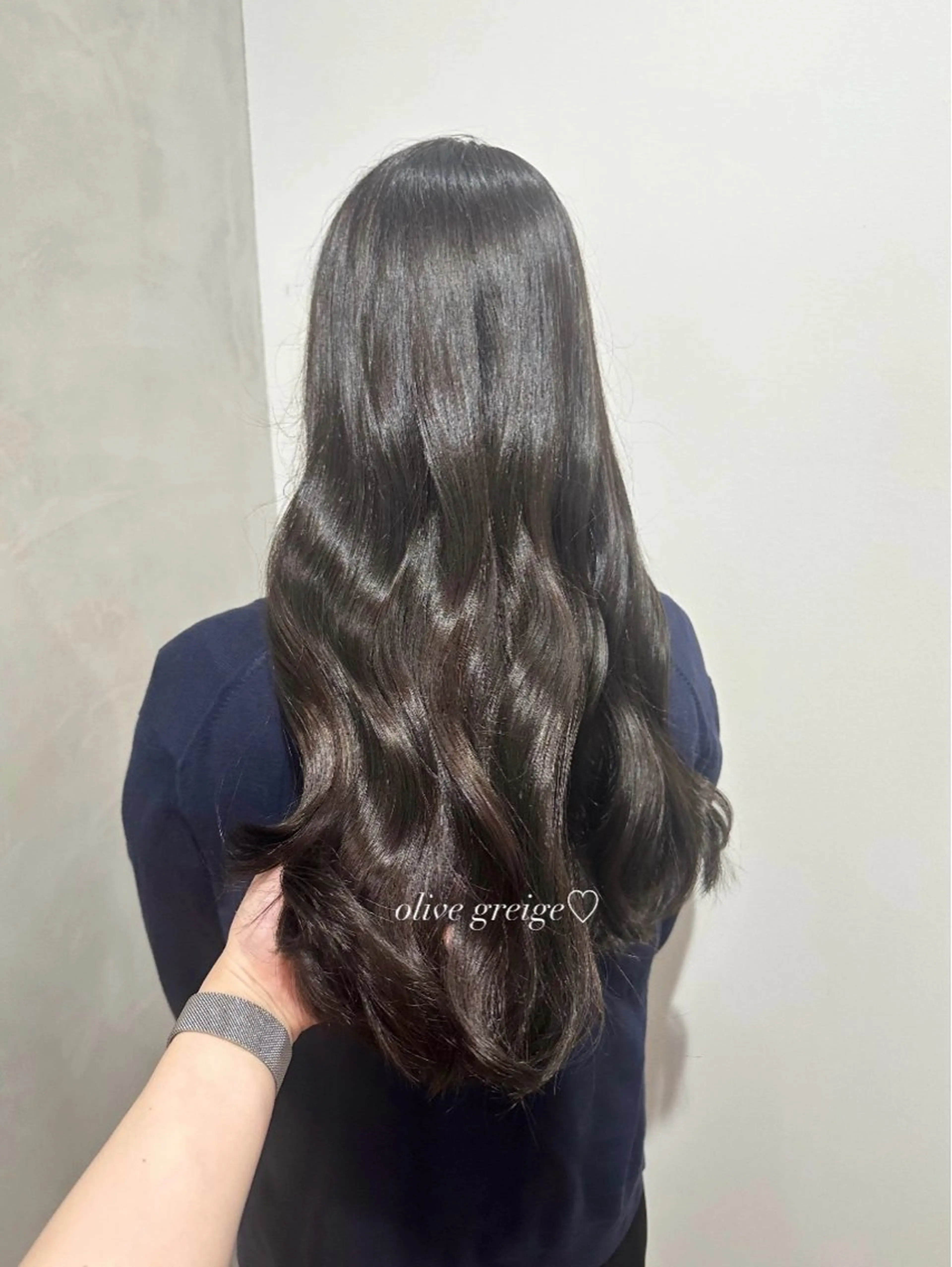 ロング カラー ヘアアレンジ ヘアカラー トリートメント Himawari♡ 柔らかいカラーのヘアスタイル