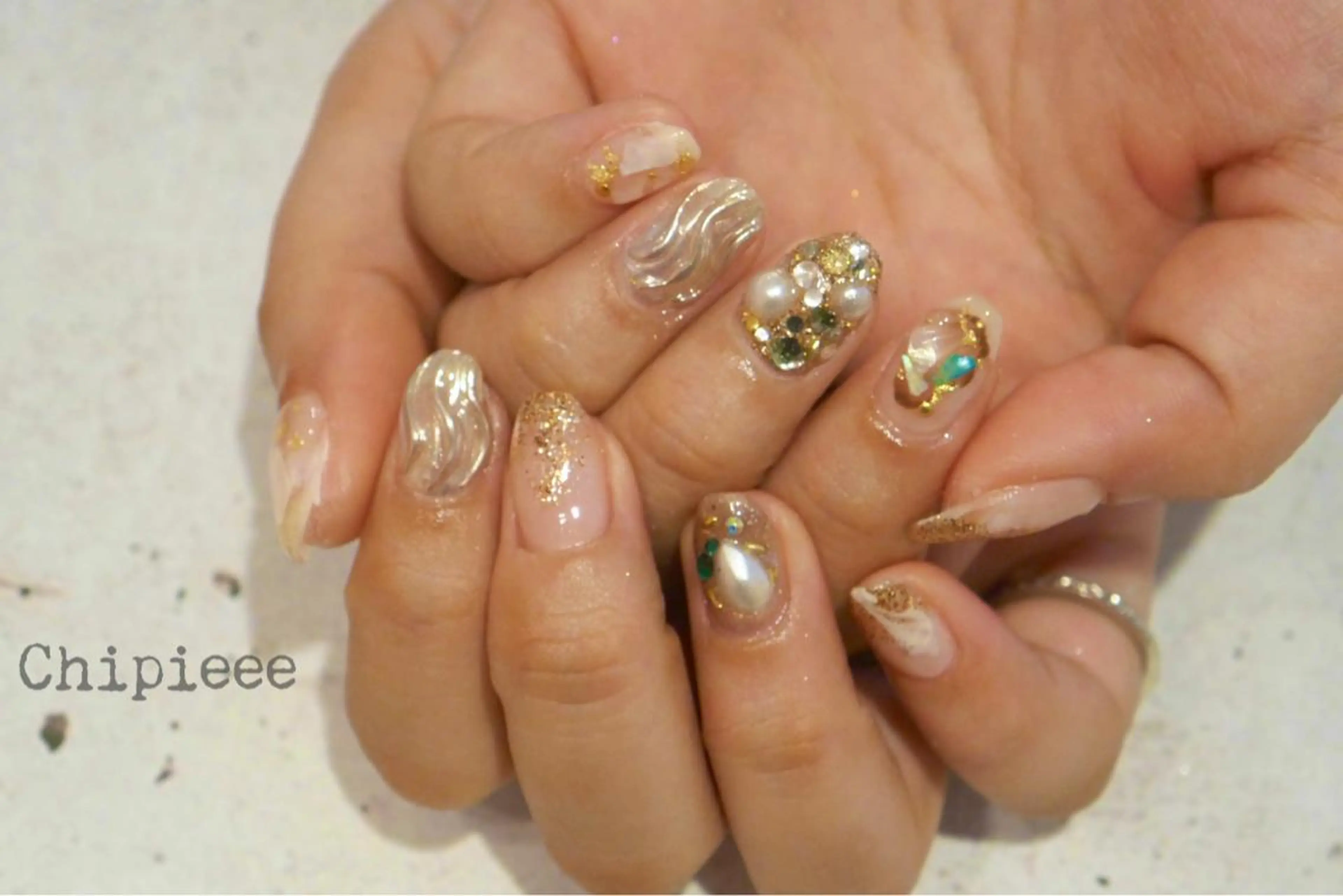 ネイル ハンドネイル revia所属・ERI Nailistのネイルデザイン