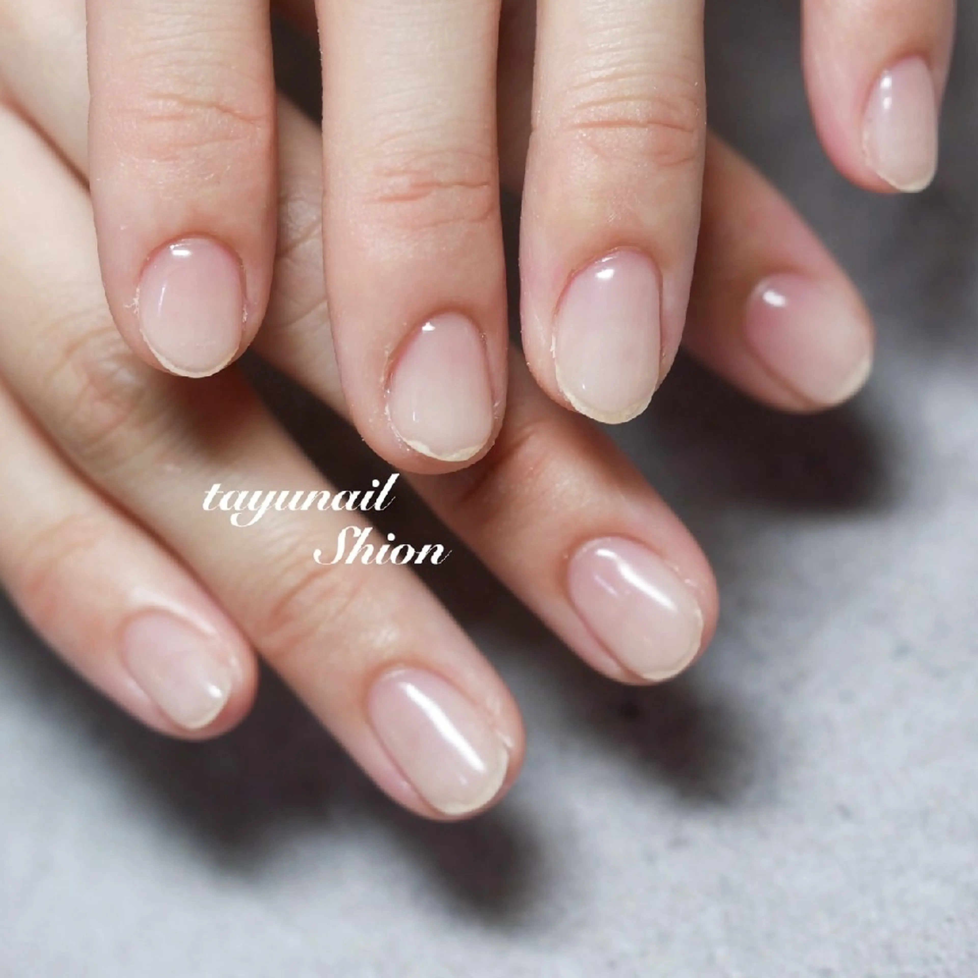 ネイル ブルー クリアネイル ジェルネイル パラジェル 夏ネイル ネイルサロン 【たゆnail】のネイルデザイン