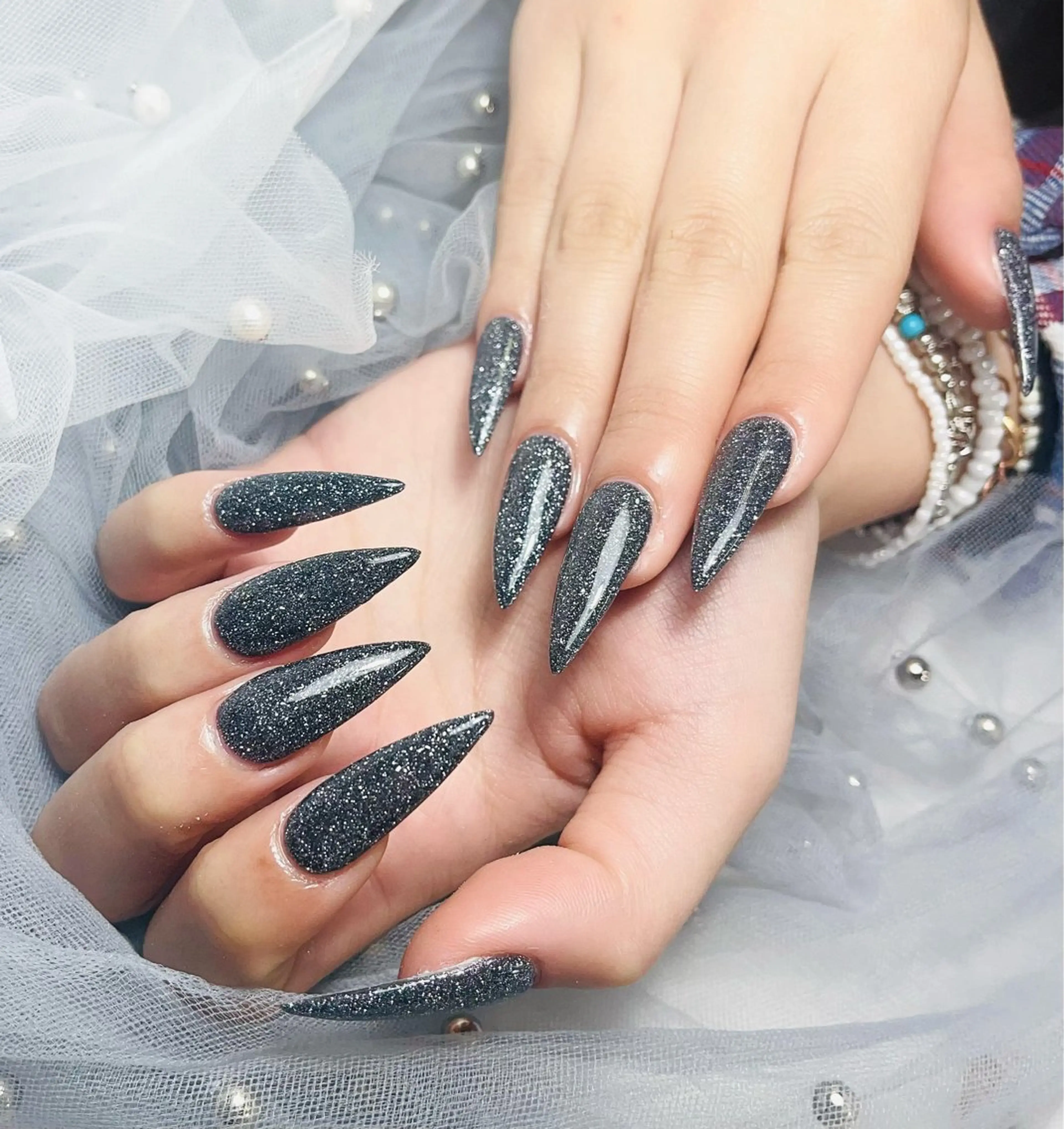 10本チップ長さ出し（オフ別）+ワンカラー💅orラメ💅2色までokの写真